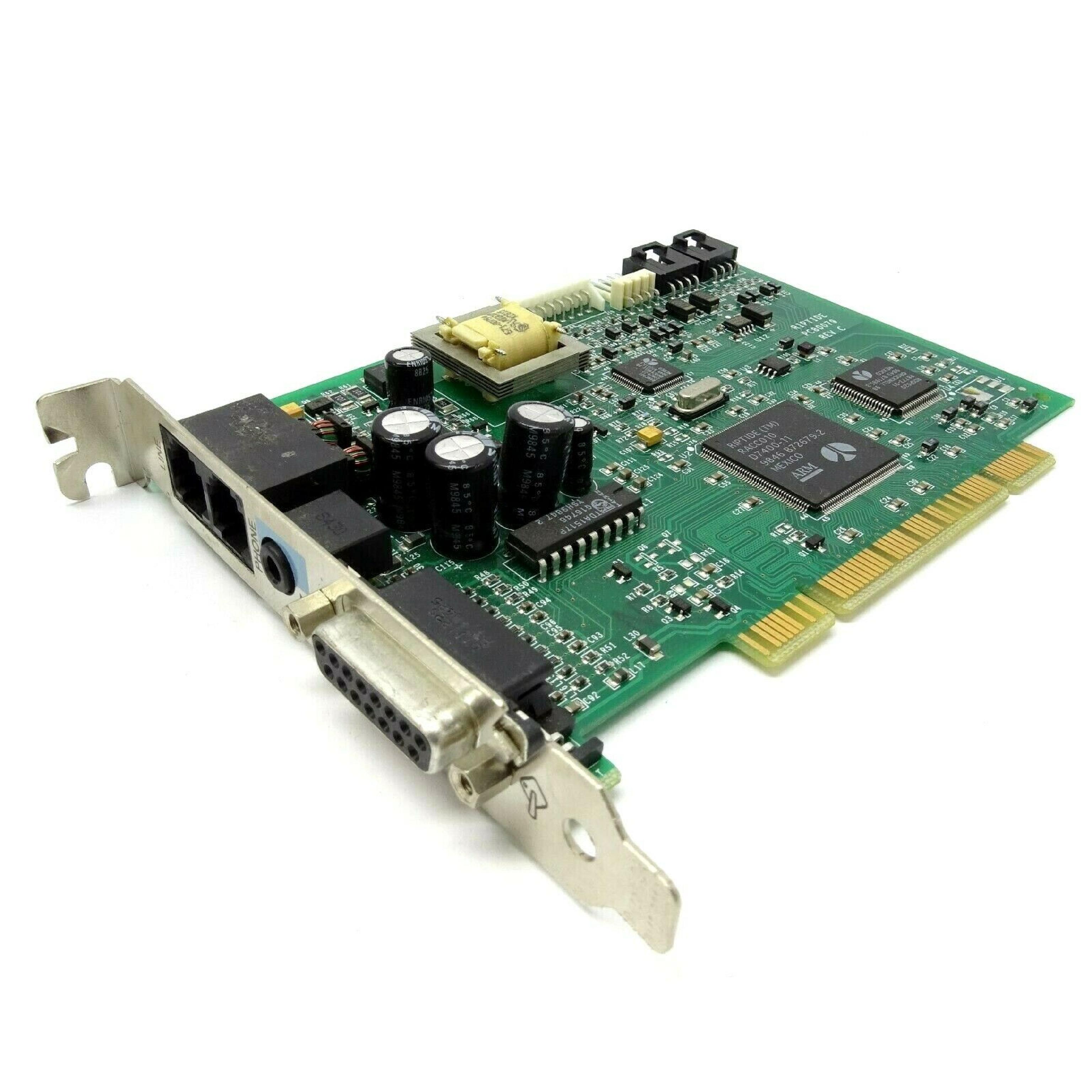 RIPTIDE / HEWLETT PACKARD / HP PC80079 PCI SOUND CARD AND MODEM 56K FAXMODEM SOUNDCARD AUDIO/FAX/MODEM/JOYSTICK CONTROLLER