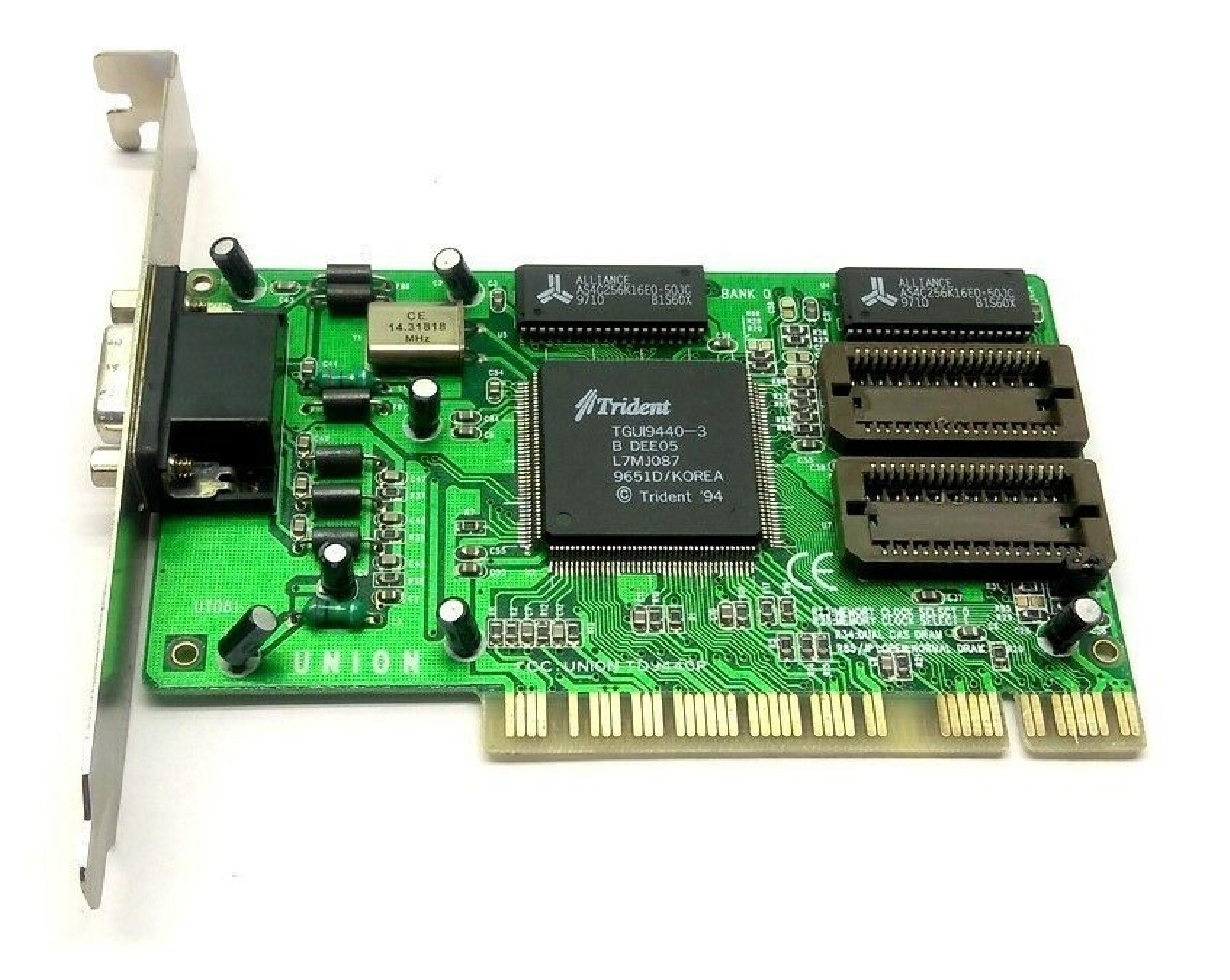 UNION TD9440P TRIDENT TGUI9440-3 PCI VGA