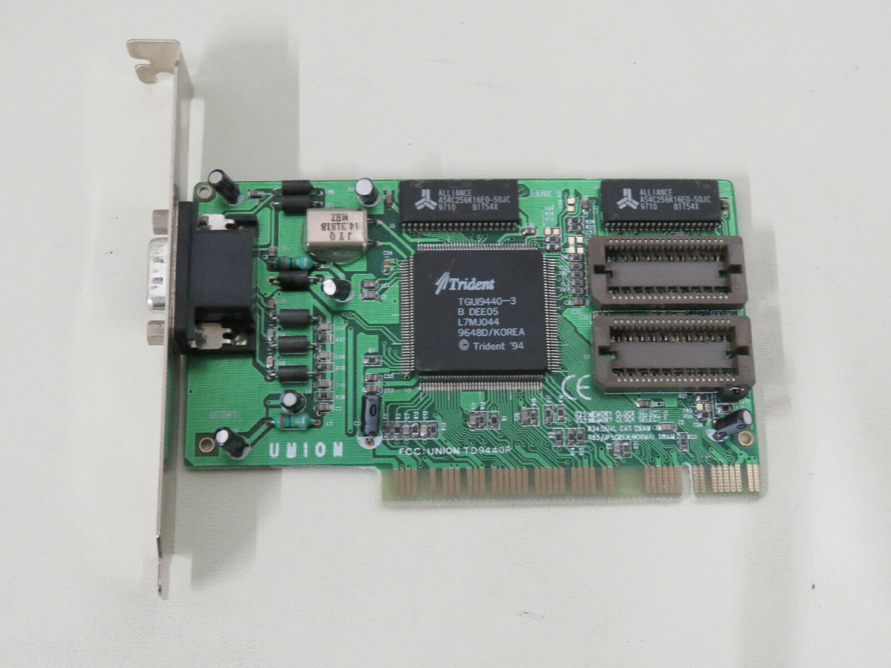 UNION TD9440P TRIDENT TGUI9440-3 PCI VGA