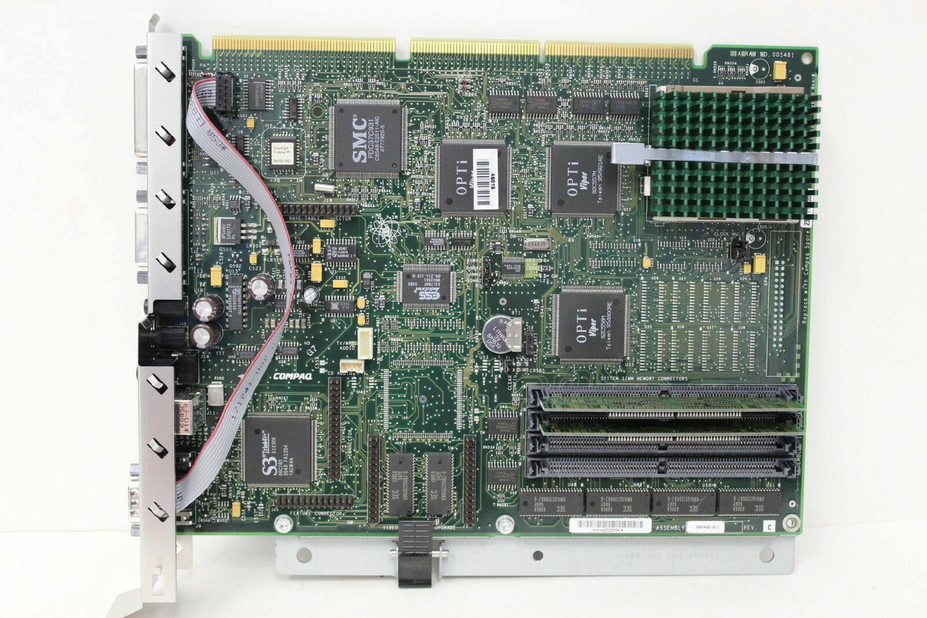 COMPAQ / HEWLETT PACKARD / HP 235211-001 9500 9234 P120 SYSTEM BOARD