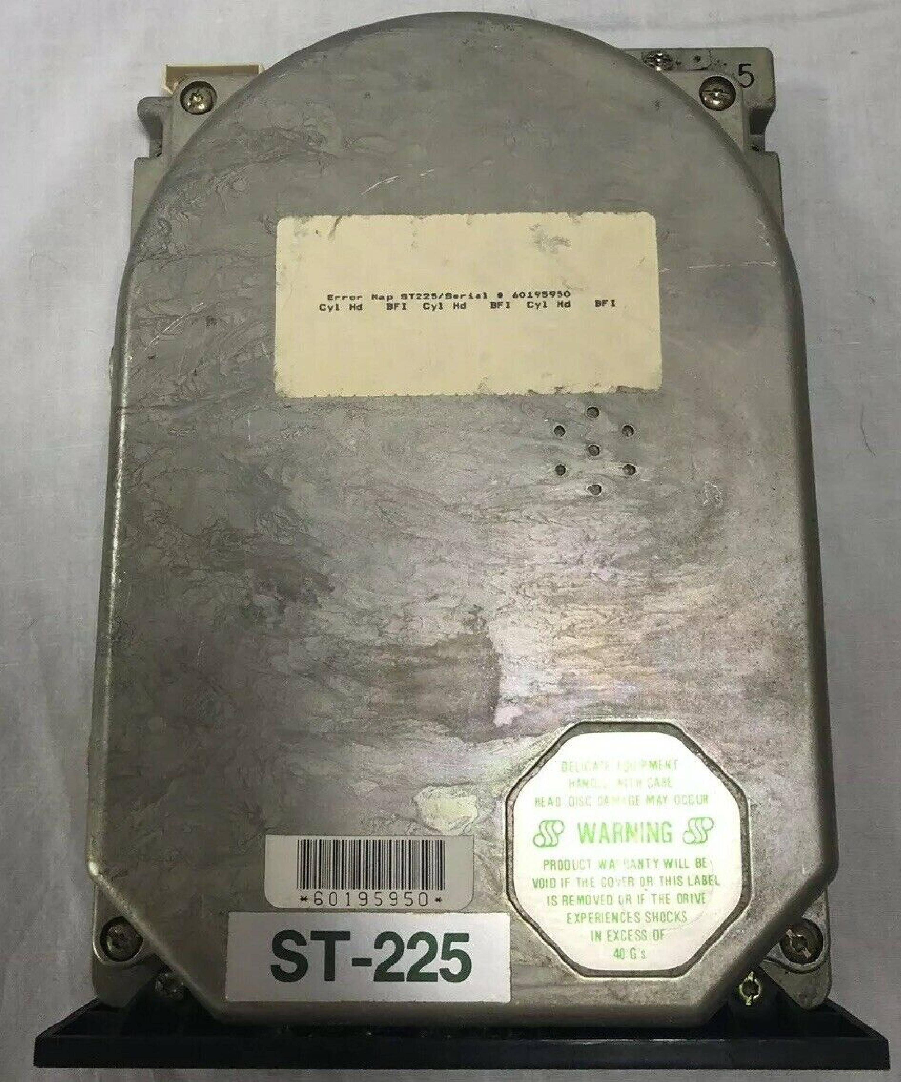 SEAGATE ST-225 21MB MFM HARD DRIVE HALF HEIGHT ST412/506 5.25