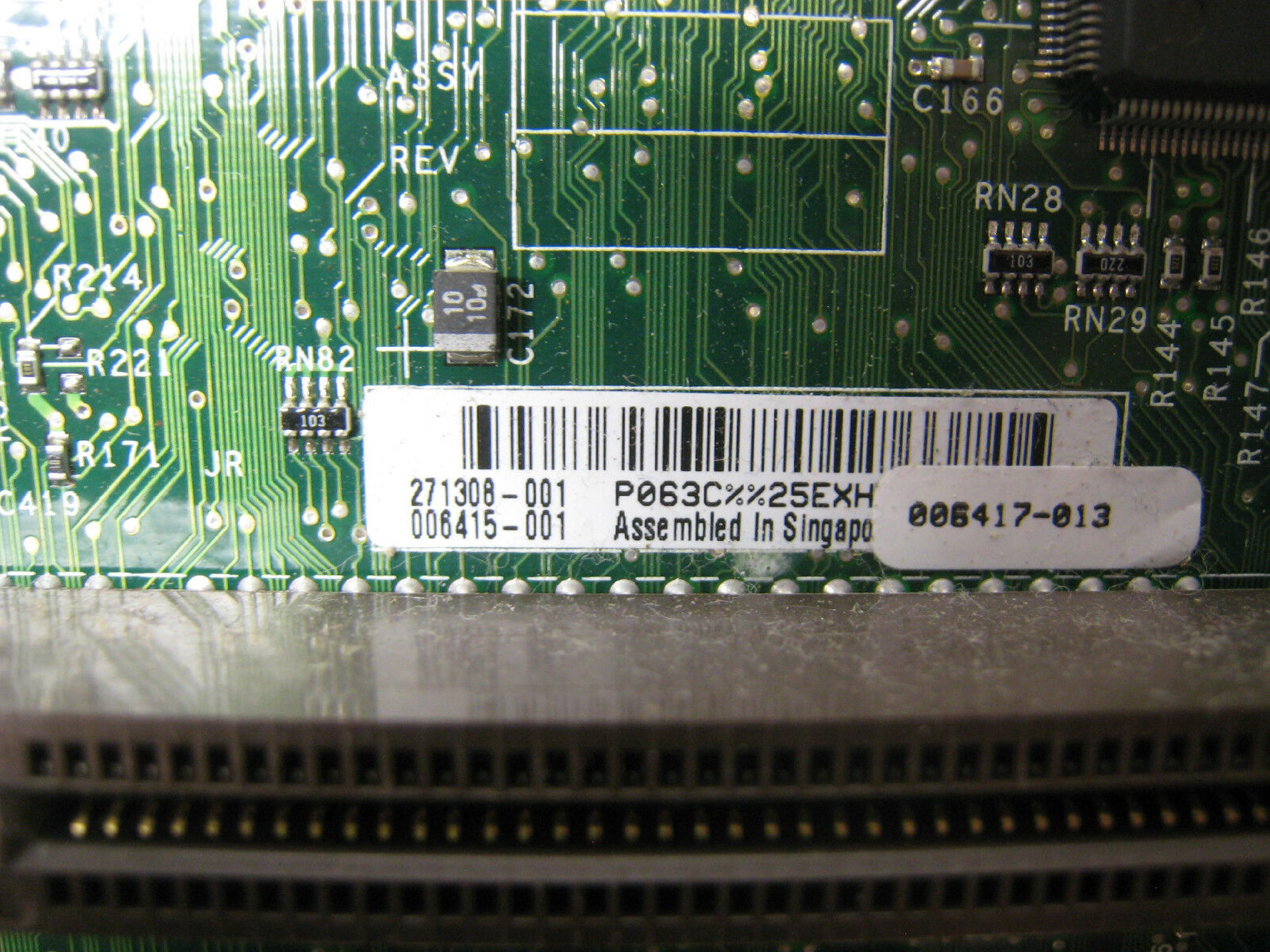 COMPAQ / HEWLETT PACKARD / HP 271308-001 PRESARIO 4000 8000 686 2MB PROCESSOR BOARD WITH 3D