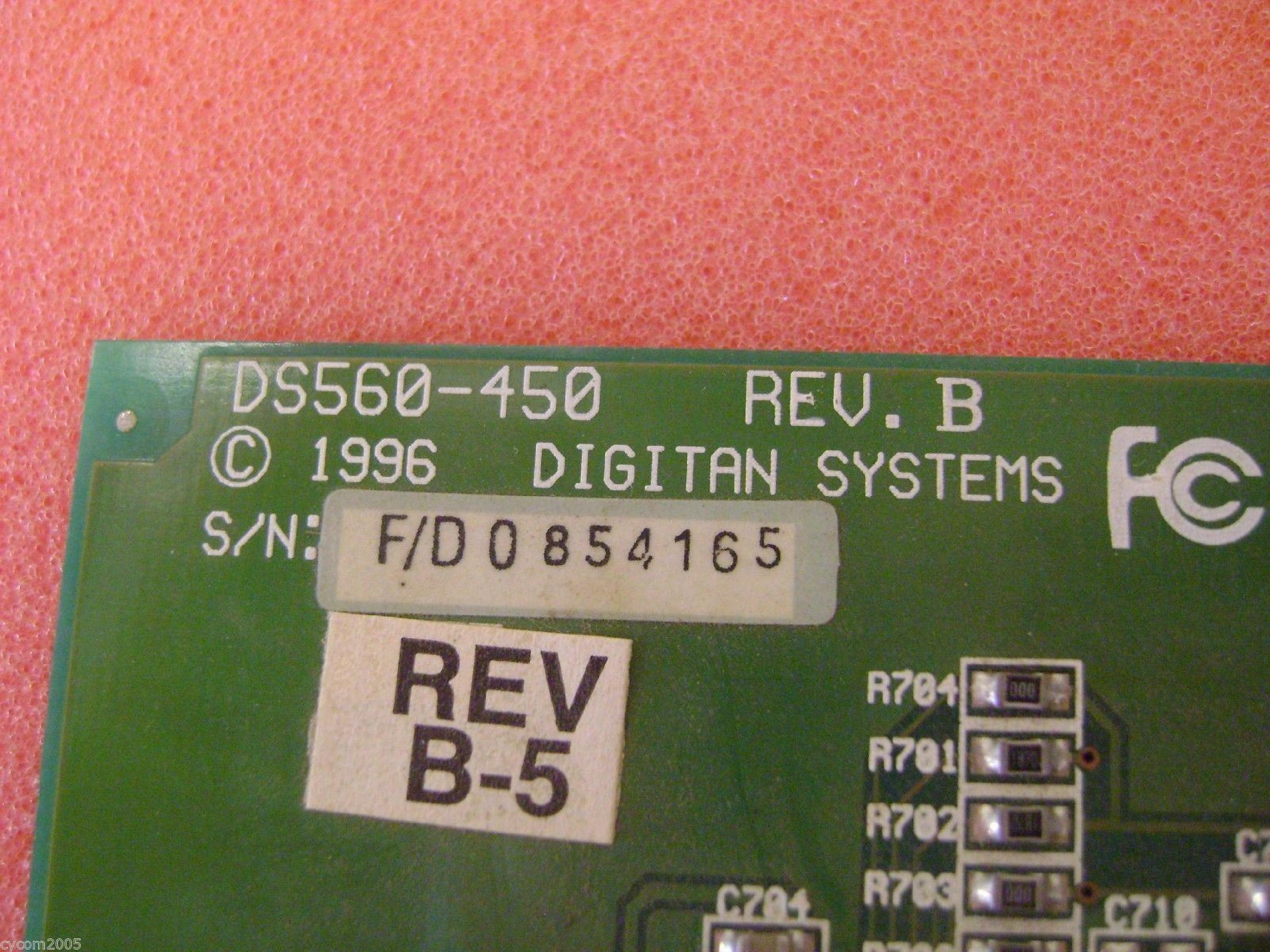 DIGITAN / DIGITAN SYSTEMS DS560-450 MODEM 33.6 INTERNAL 16BIT ISA