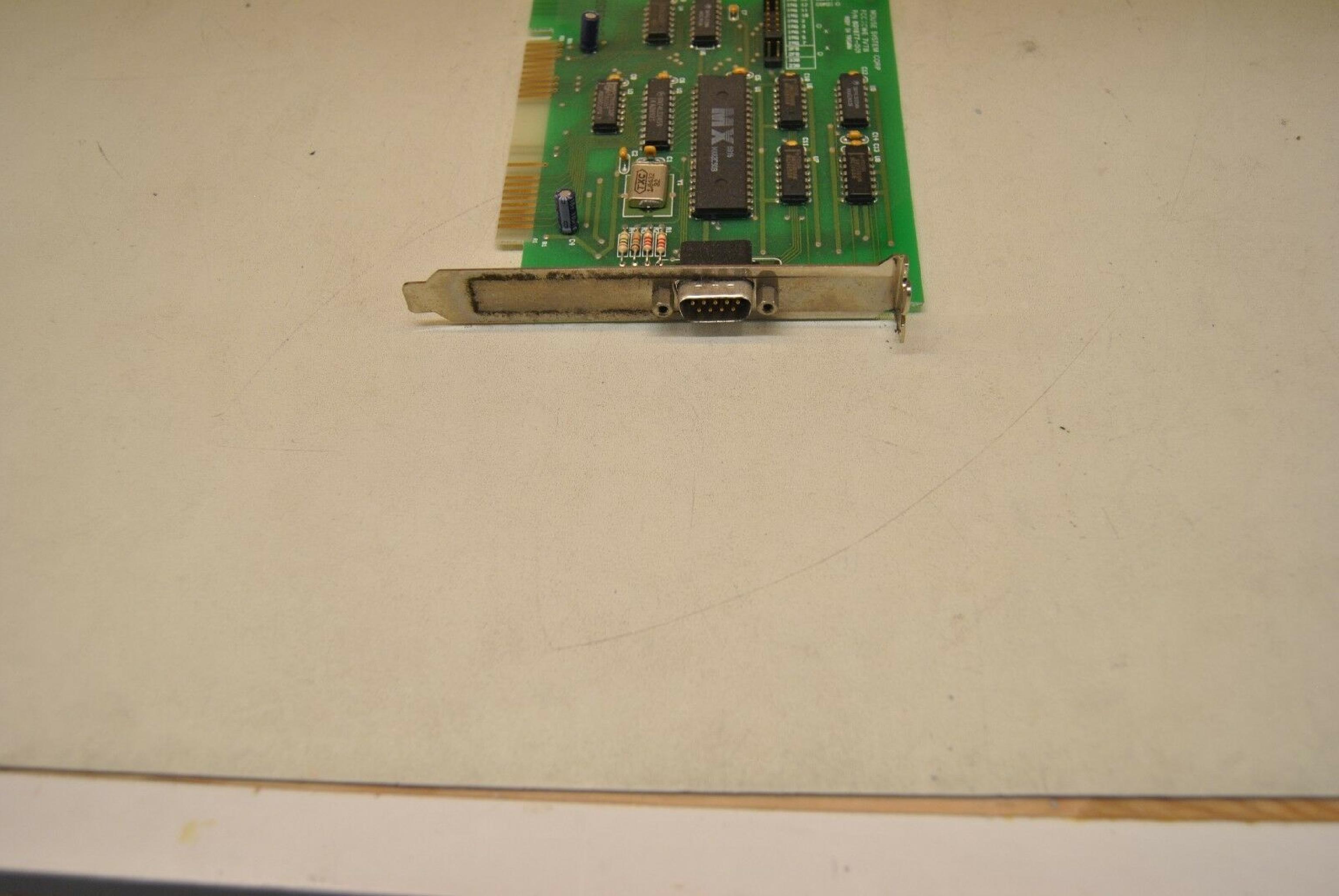 MOUSE SYSTEM CORP 801877-001 16BIT ISA IRQ2 TO IRQ15, I/O 3F8,2F8,338,238 RS232 PORT