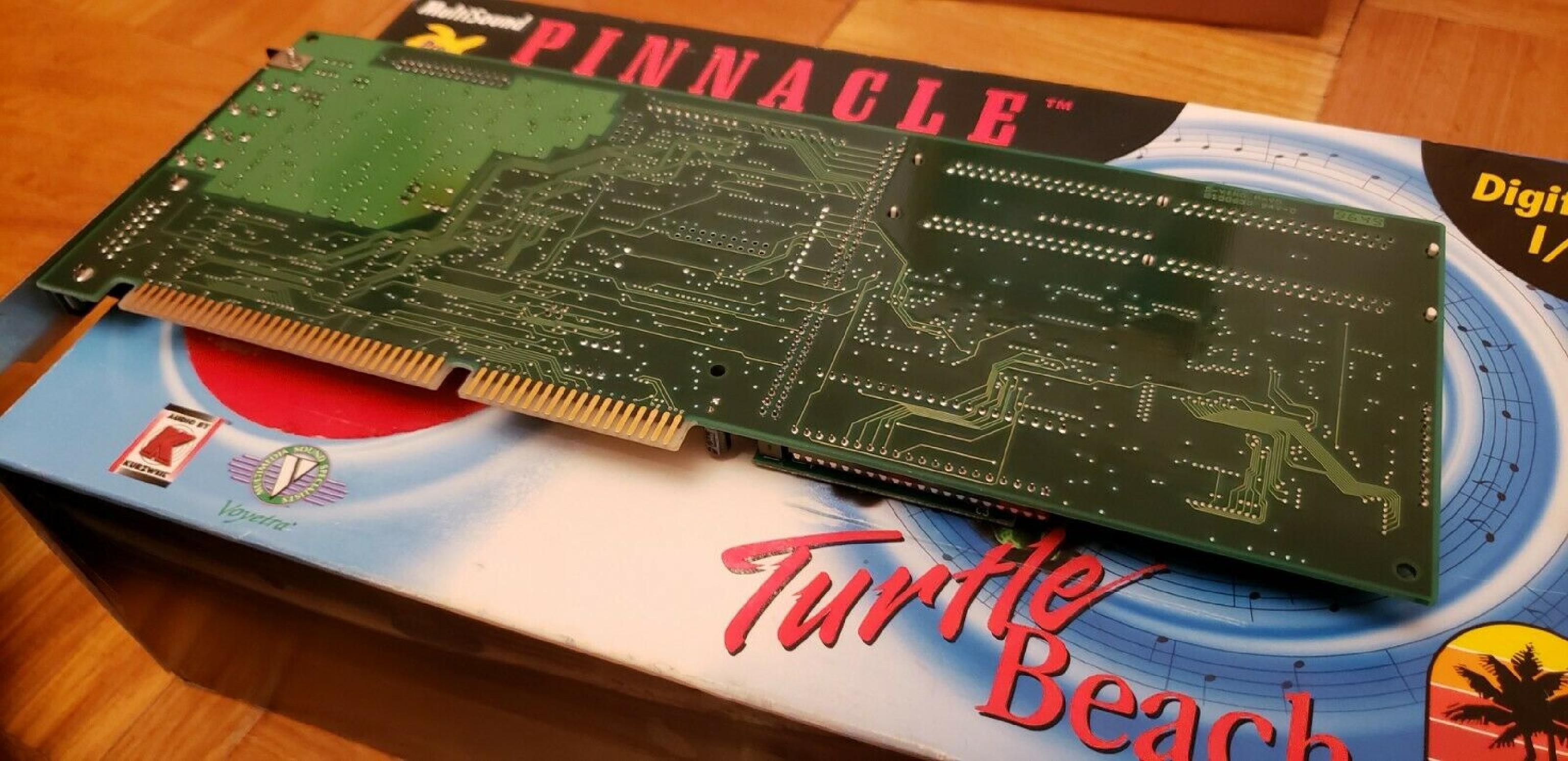 TURTLE BEACH SYSTEMS PINNACLE PINNACLE REV F SOUND CARD 16BIT