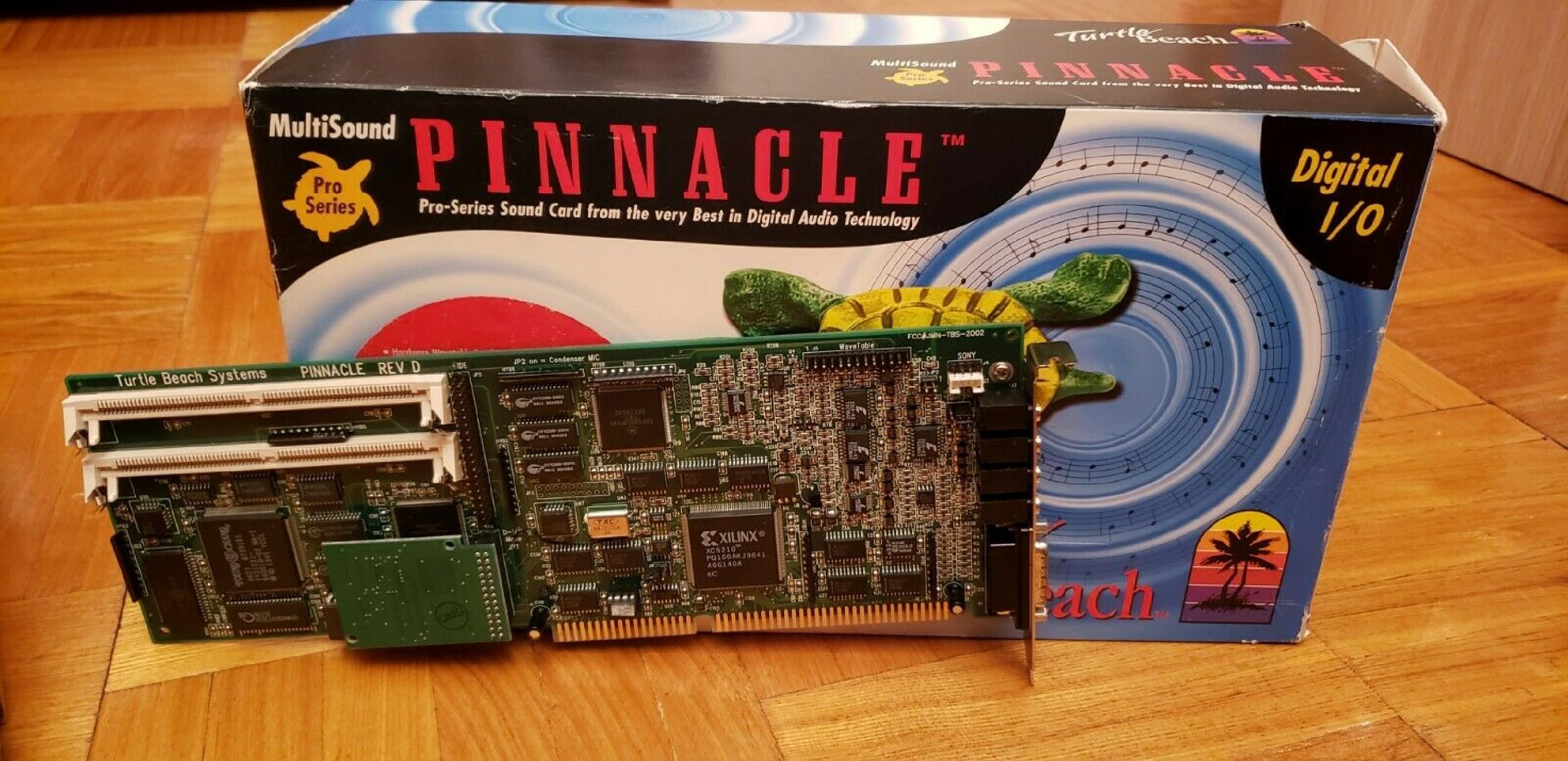 TURTLE BEACH SYSTEMS PINNACLE PINNACLE REV F SOUND CARD 16BIT