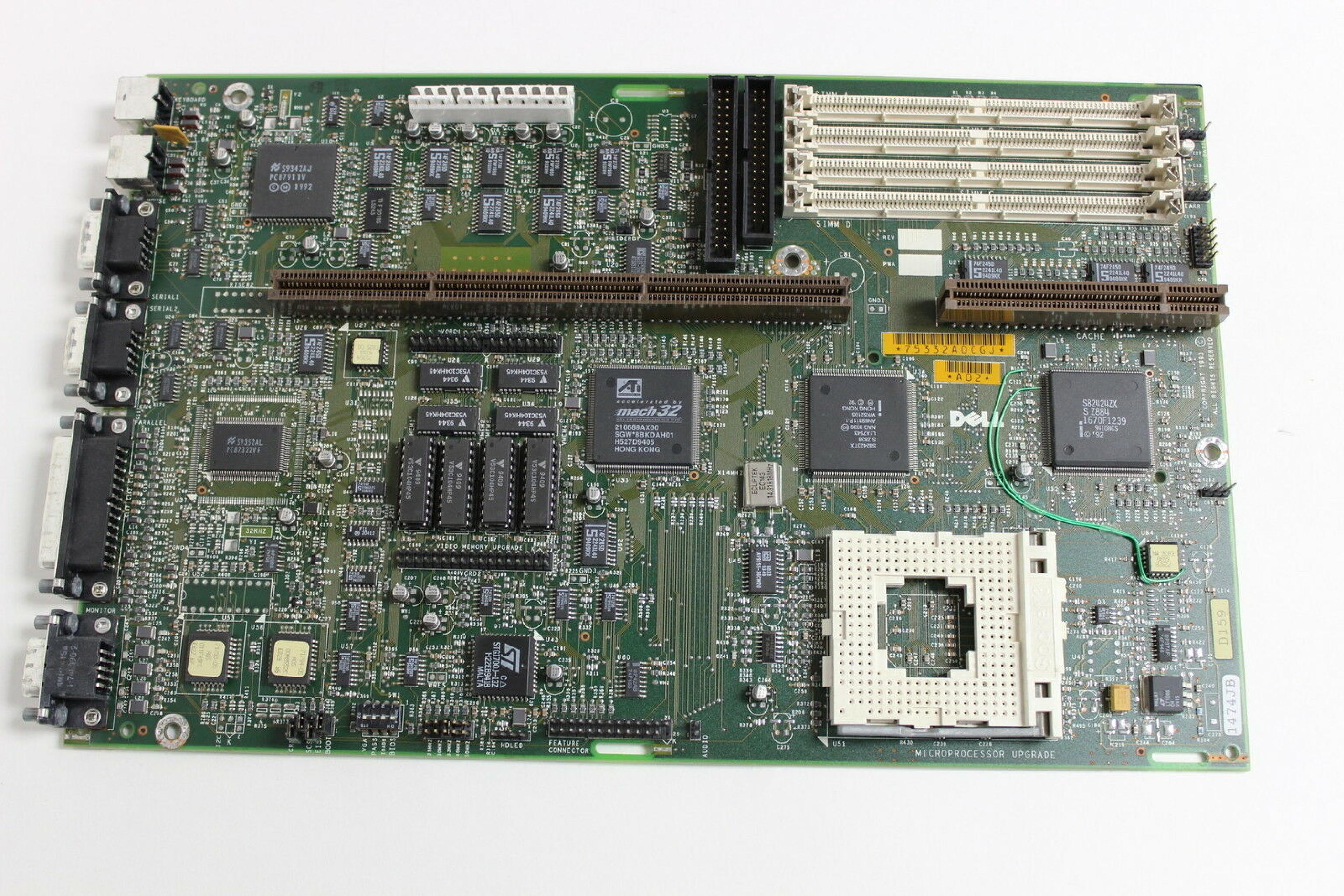 DELL 75332 SYSTEM BOARD 5 ISA SLOTS