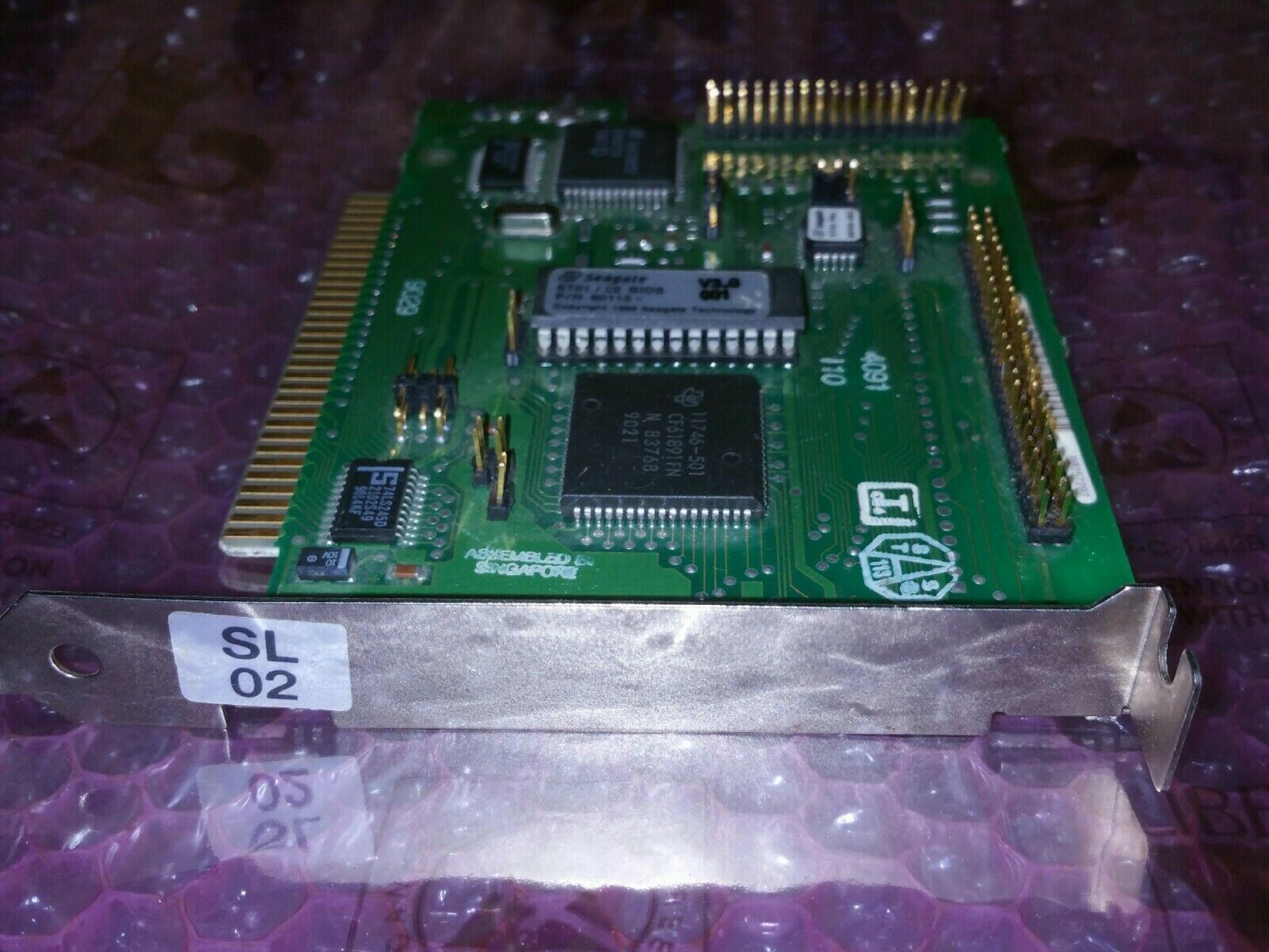 SEAGATE ST01/02 8BIT ISA SCSI CONTROLLER WITH FLOPPY CONTROLLER