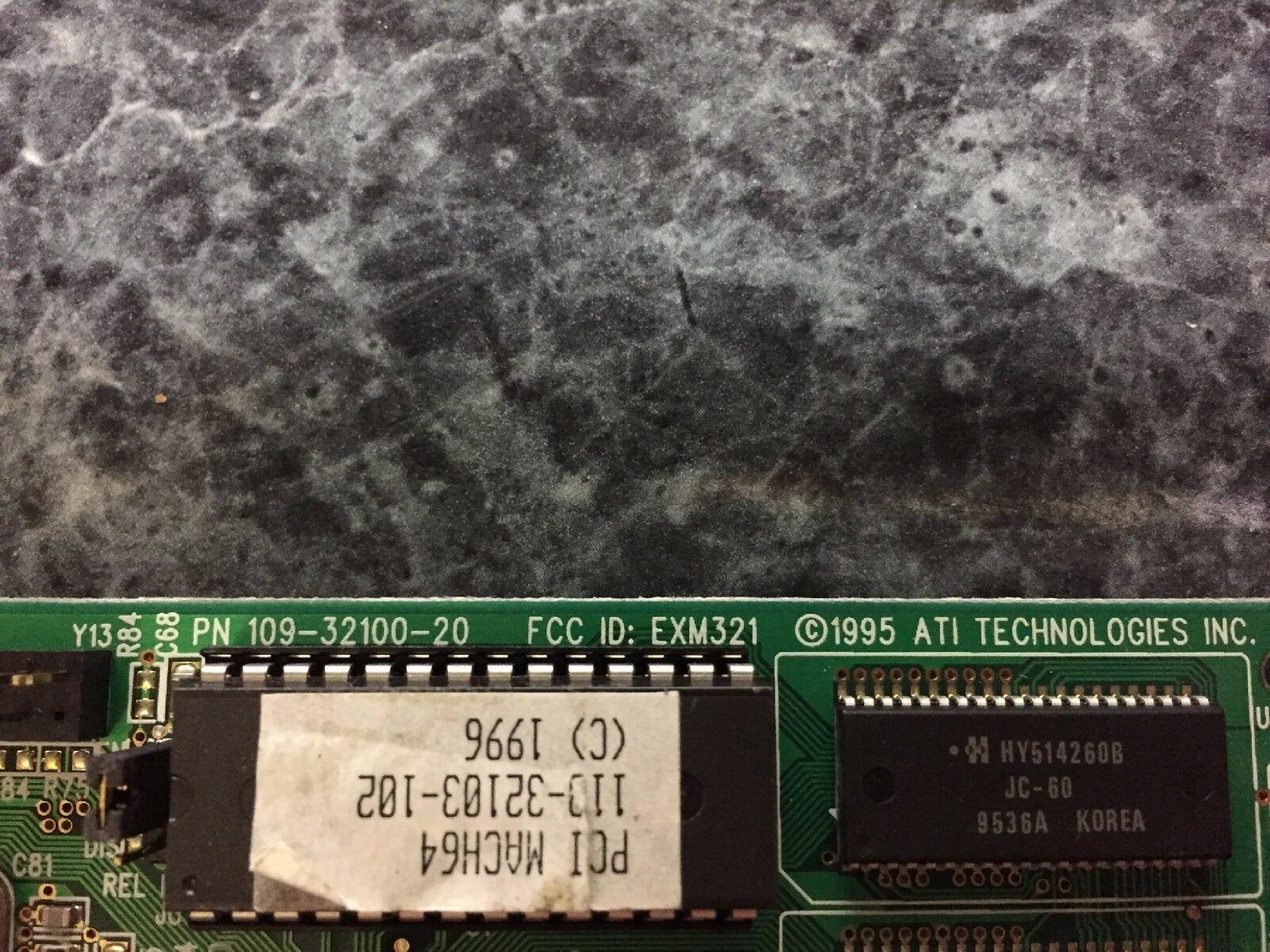 ATI 109-32100-20 2MB PCI VIDEO CARD XPRESSION MACH64 WITH VGA OUTPUT