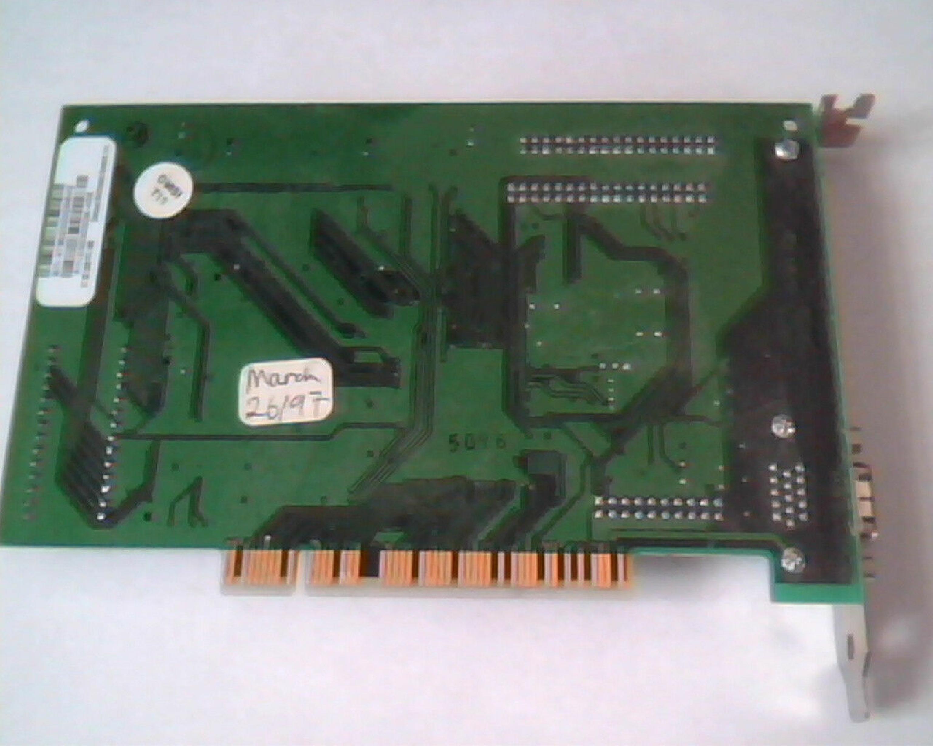 DIAMOND FTUPCI3254M PCI STEALTH 3D 2000 S3 VIRGE N1EBD 86C325 9630 C14244.00 N1C3BD CHIPSET