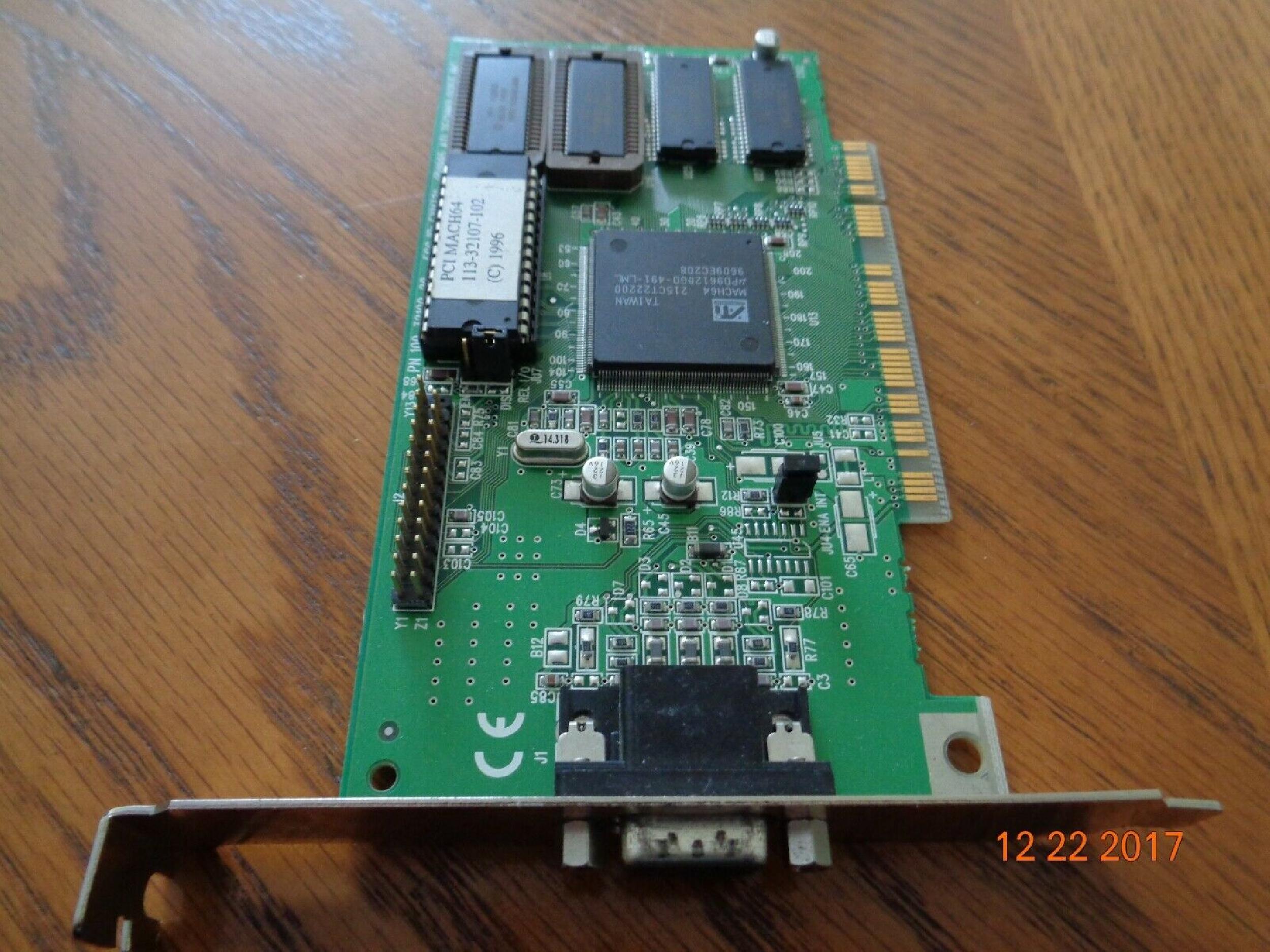 ATI 113-32107-102 PCI MACH64 215CT22200 PD96128GD-491-LML
