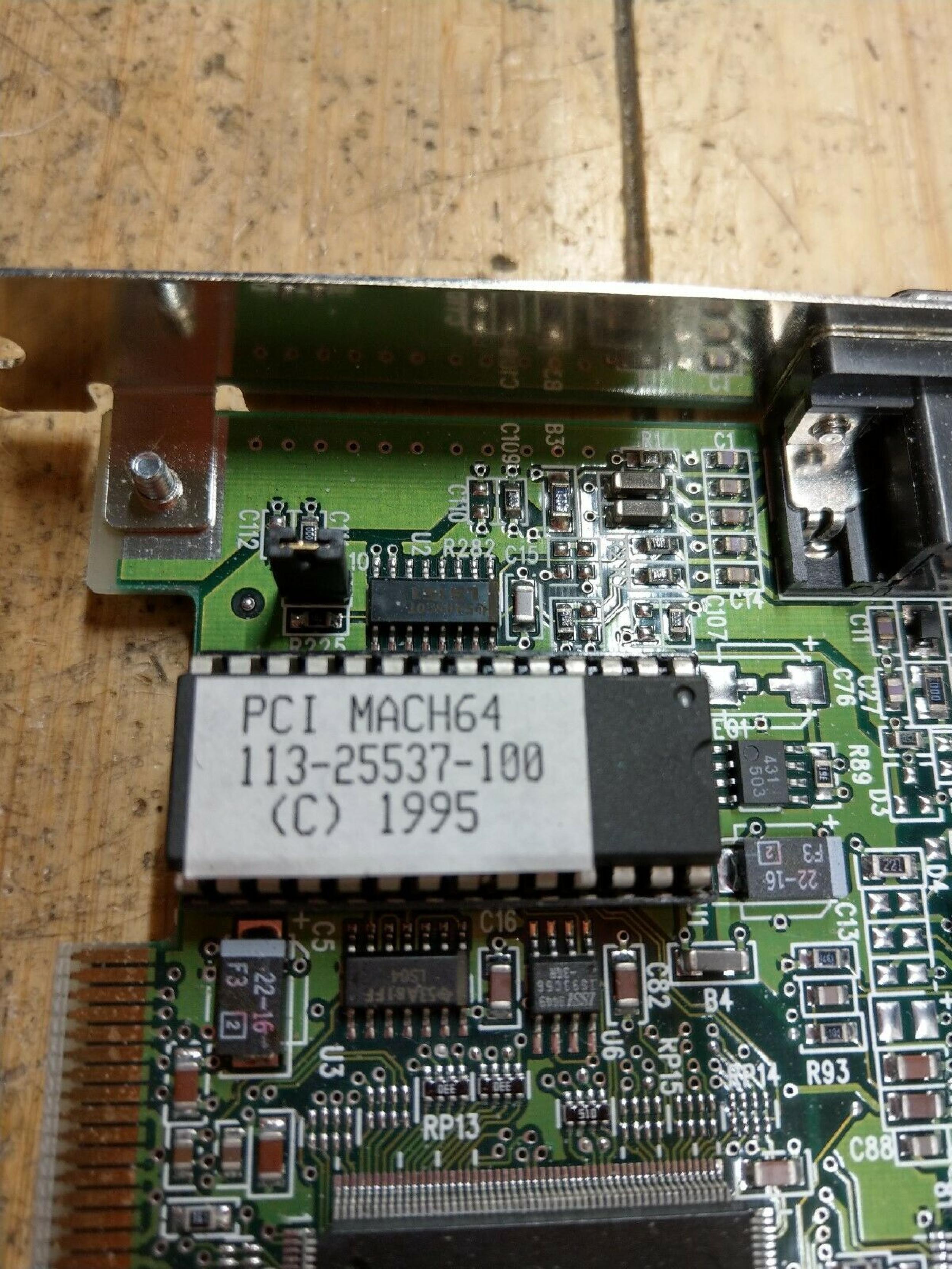 ATI 109-25500-30 PCI MACH64 210888GX00 SGW*8BKRAH01 A223H9531