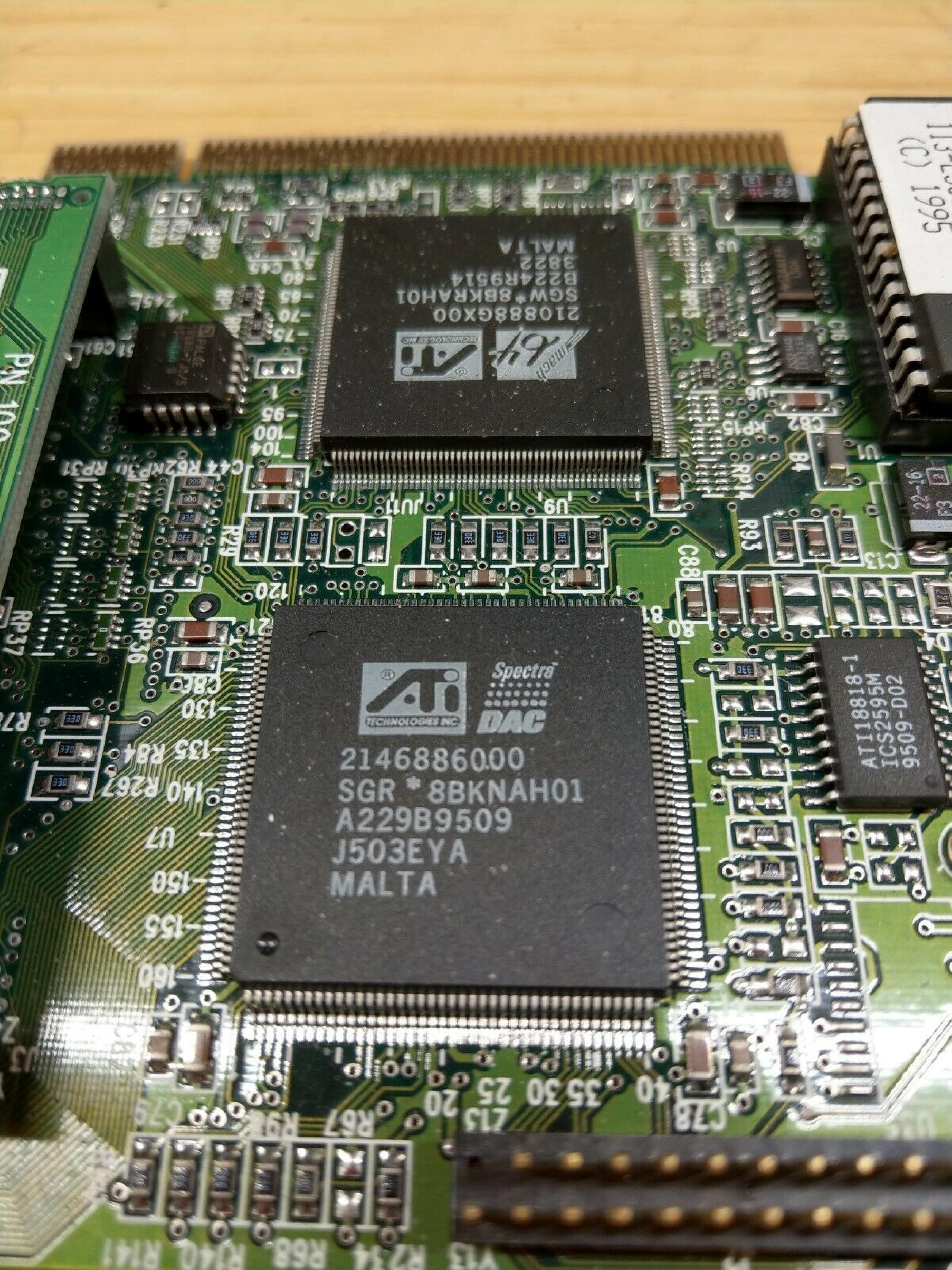 ATI 109-25500-30 PCI MACH64 210888GX00 SGW*8BKRAH01 A223H9531