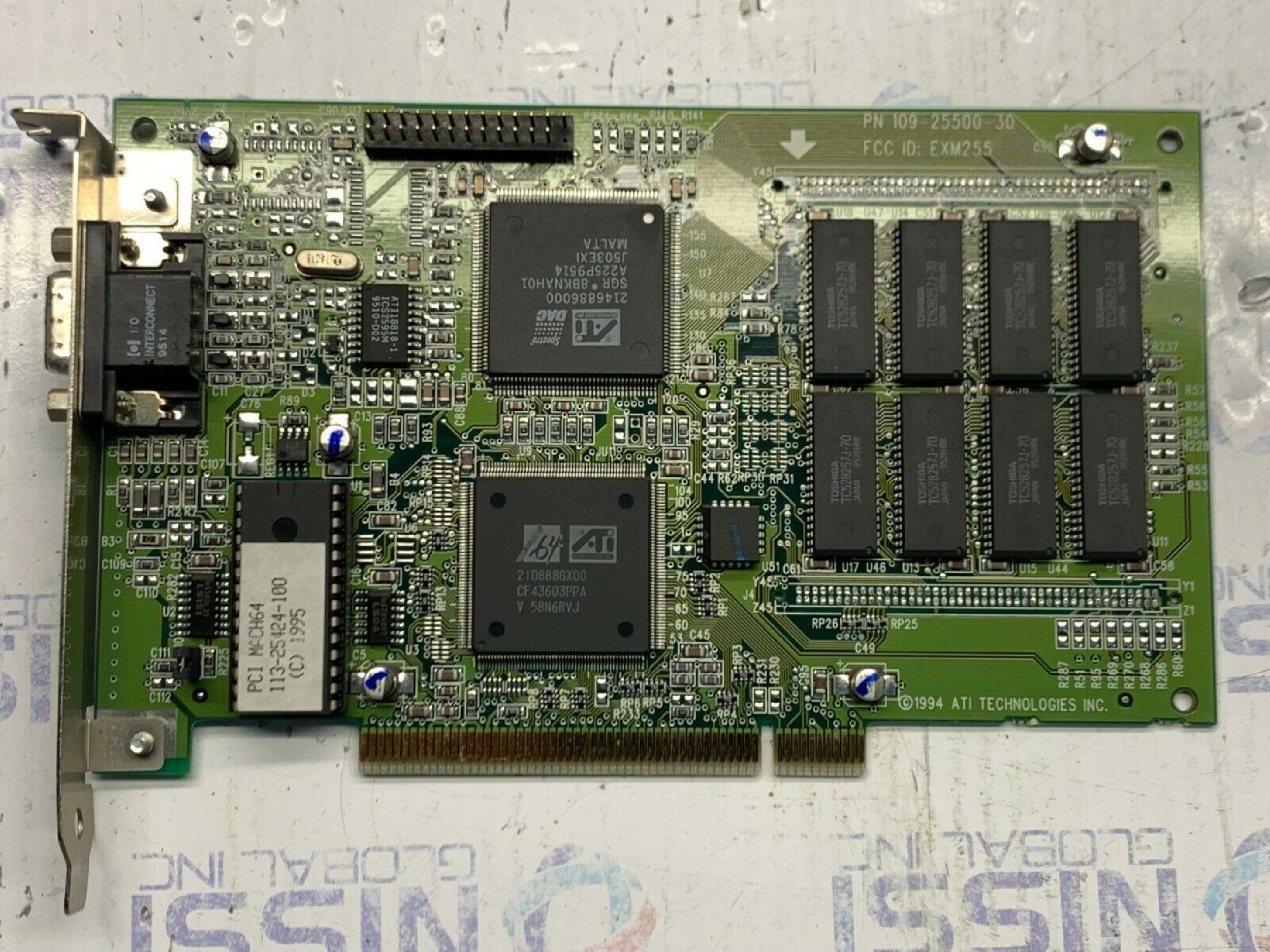 ATI 109-25500-30 PCI MACH64 210888GX00 SGW*8BKRAH01 A223H9531