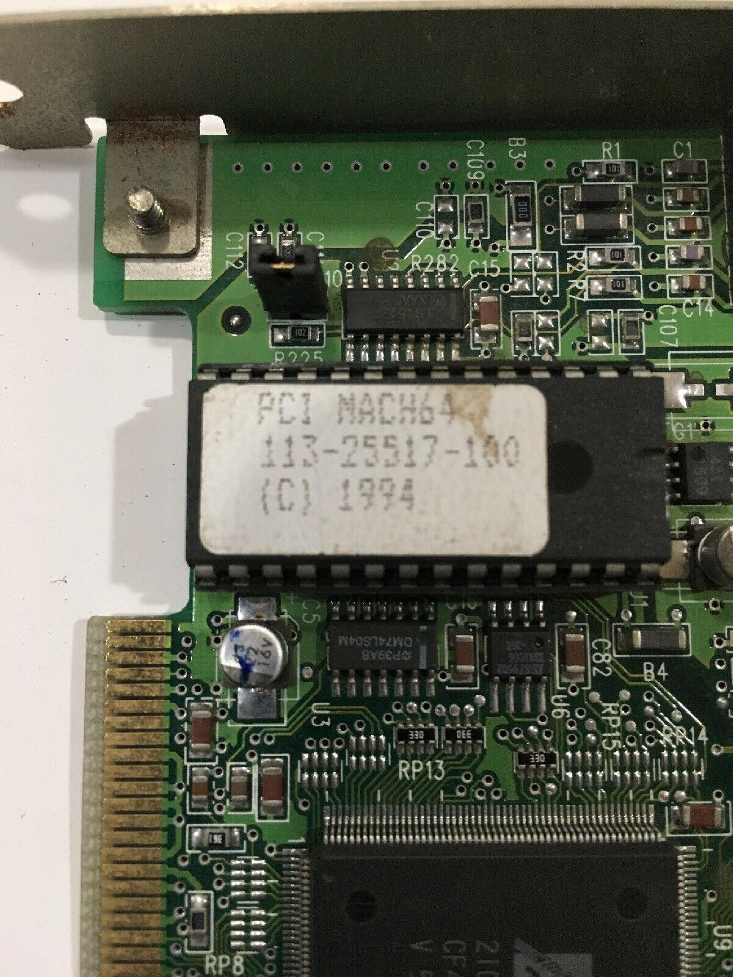 ATI 102-25529-30 PCI MACH64 210888GX00 SGW*8BKRAH01 A223H9531