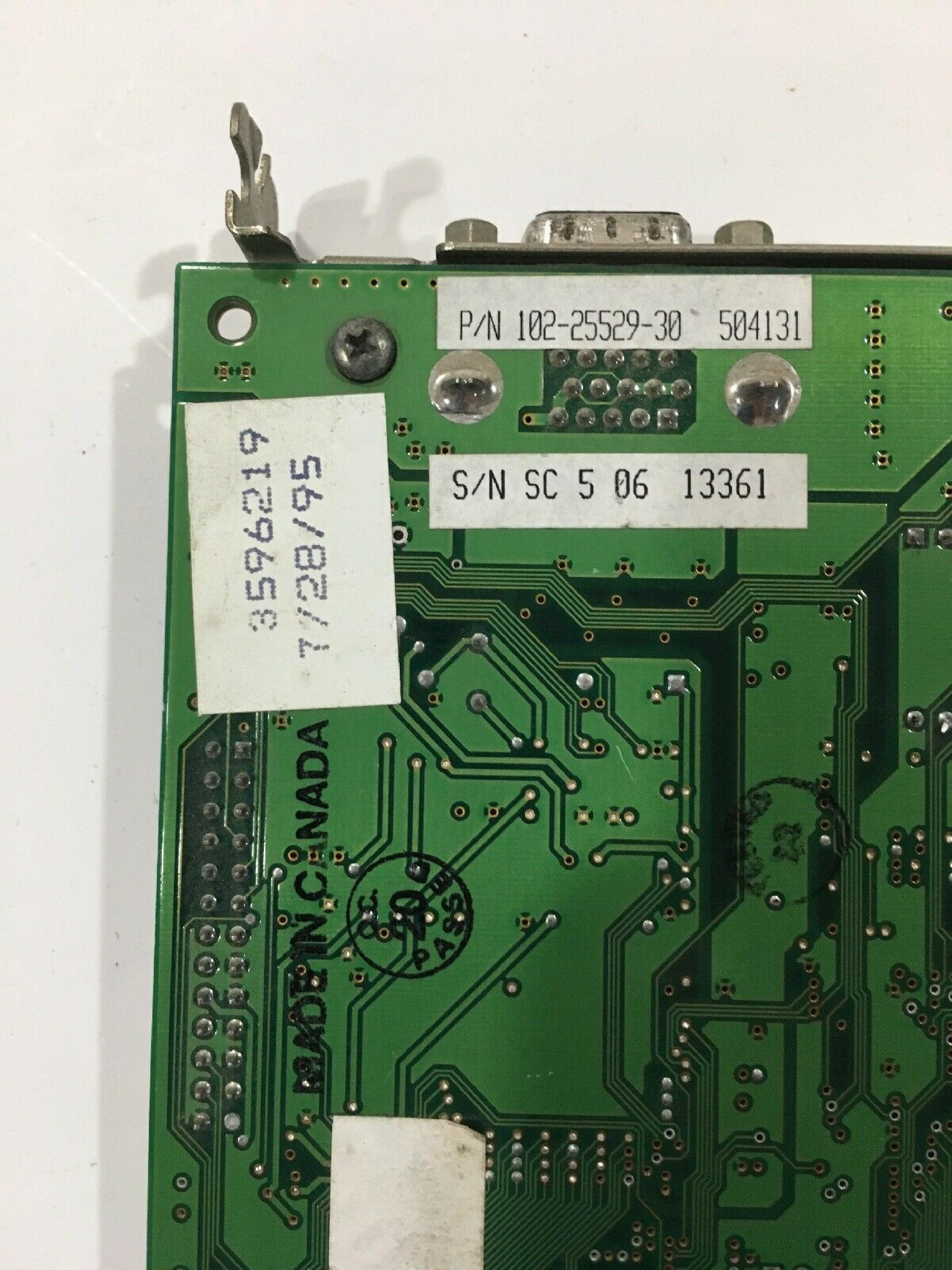 ATI 102-25529-30 PCI MACH64 210888GX00 SGW*8BKRAH01 A223H9531