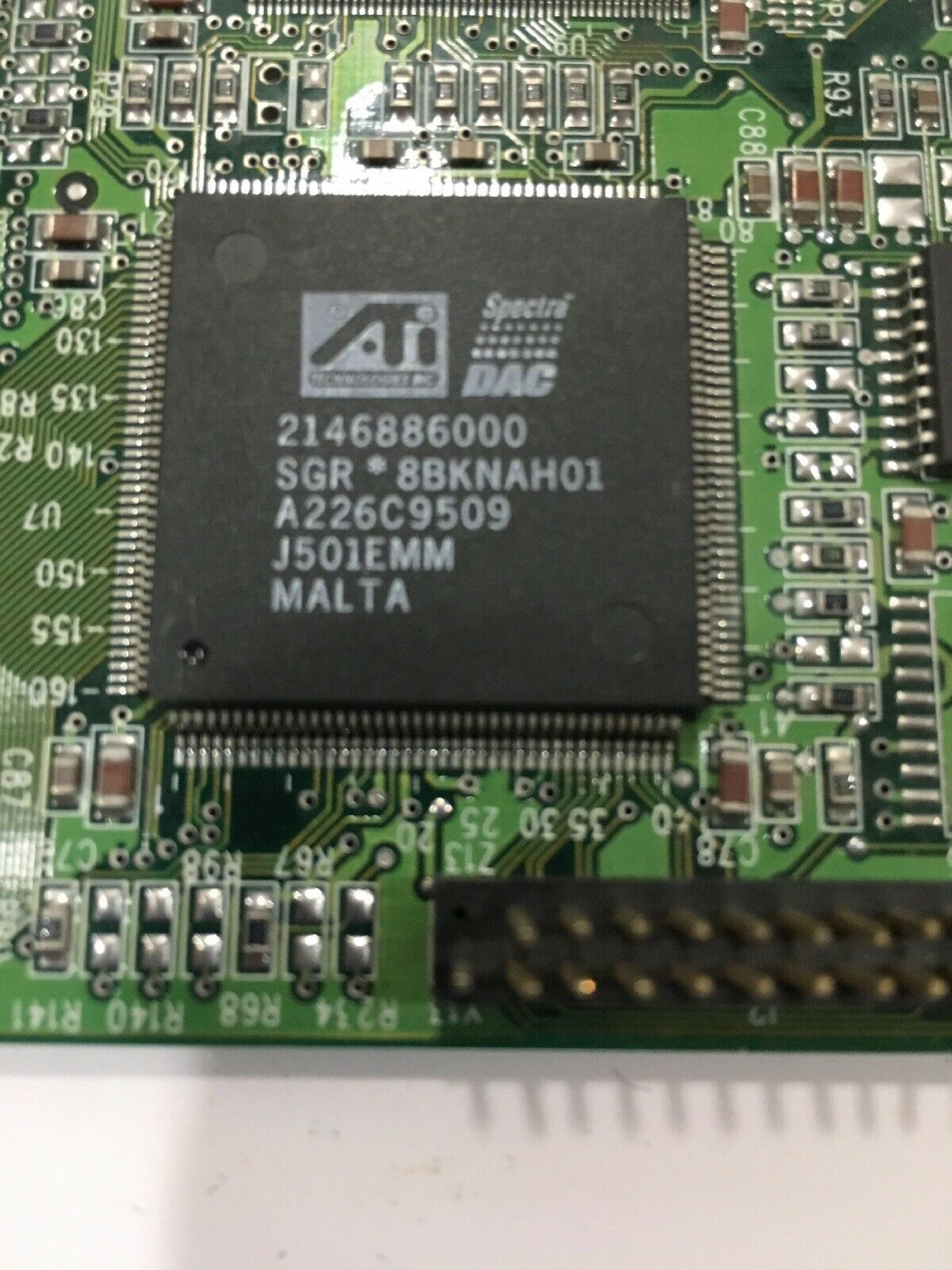 ATI EXM255 PCI MACH64 210888GX00 SGW*8BKRAH01 A223H9531 WINTURBO A225S9505 J449EBN VGA CARD