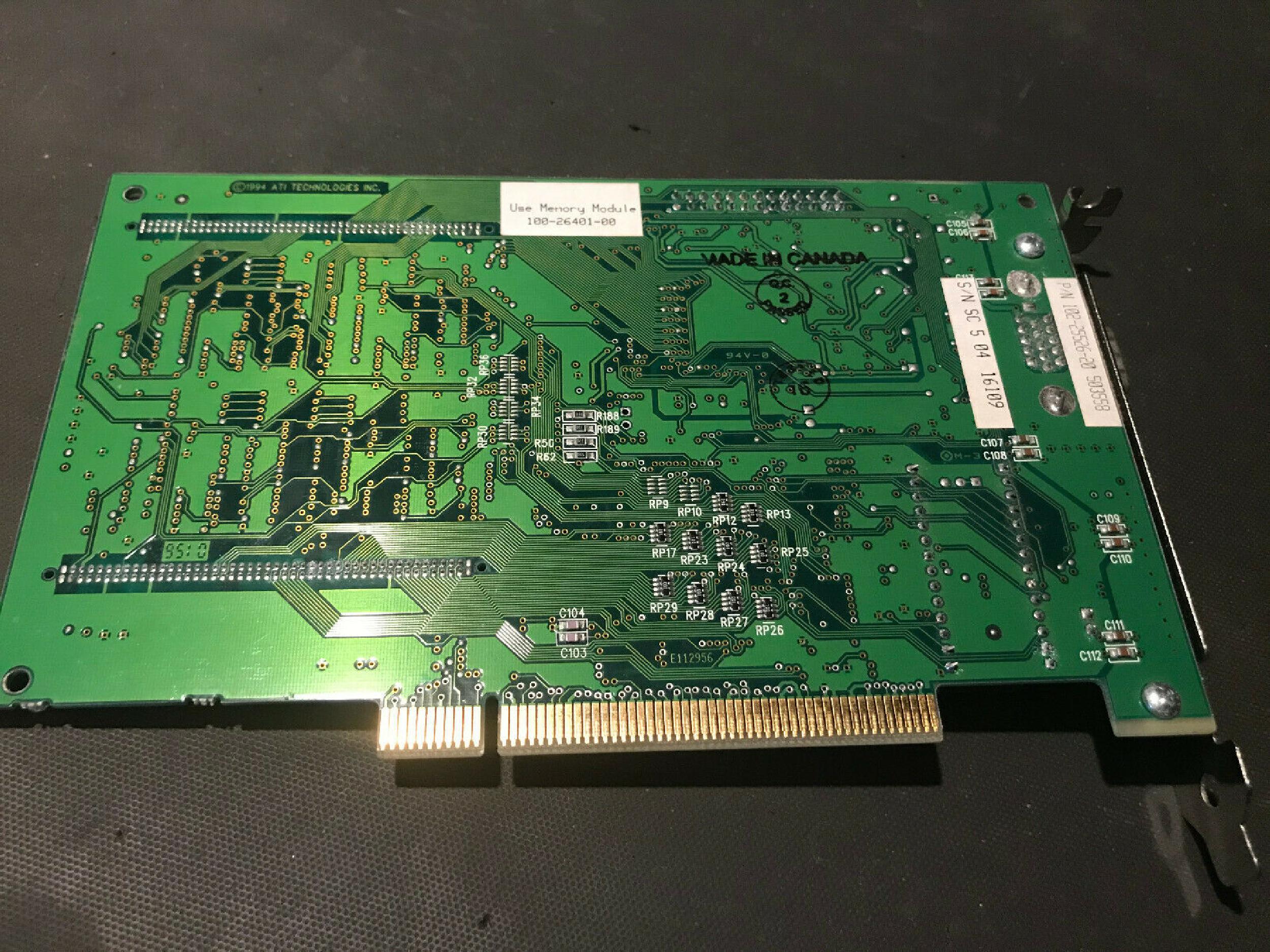 ATI 109-25500-20 MACH64 PCI 210888GX00 SGW*8BKRAH01