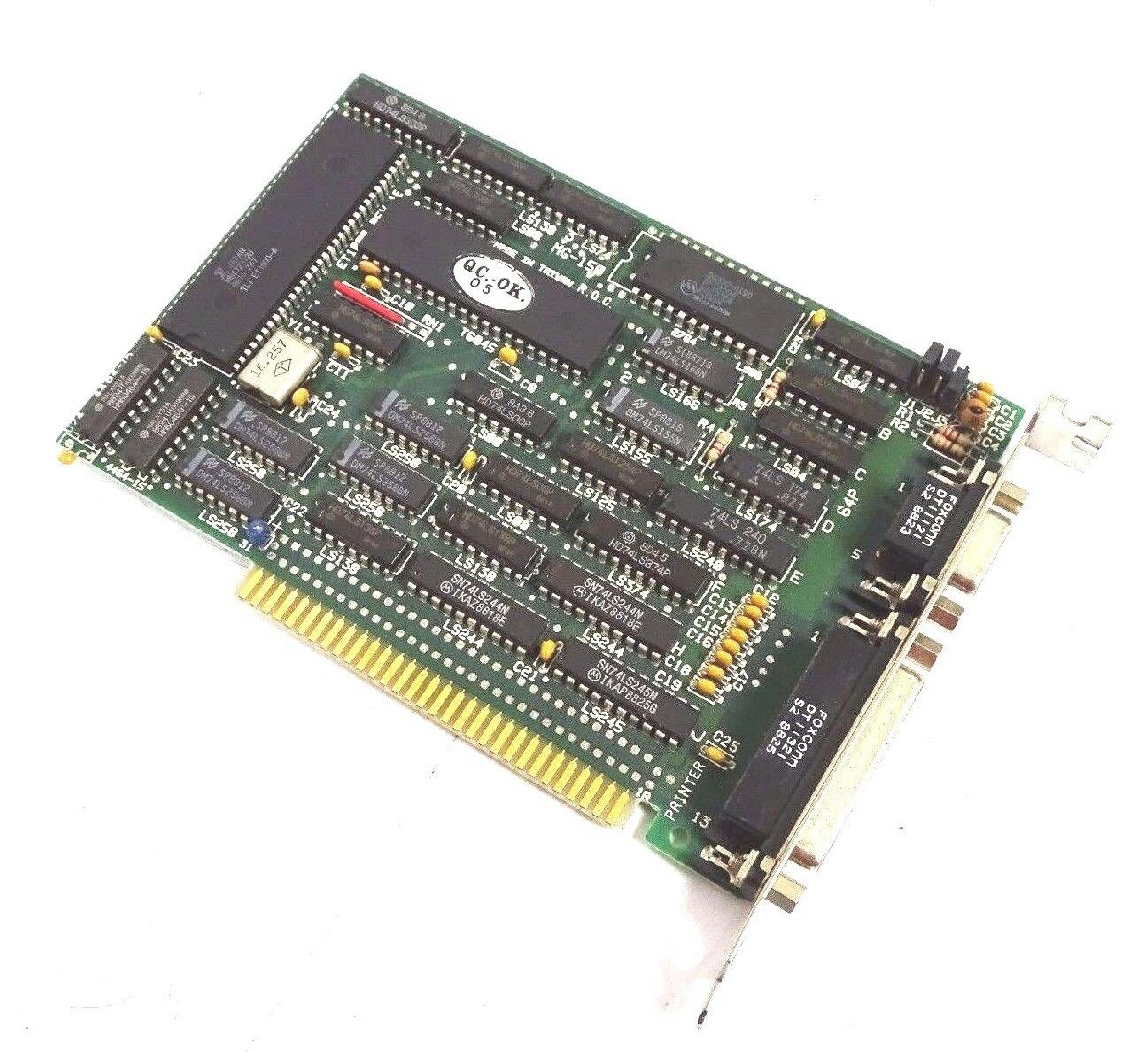 GENERIC E5Y6L9MG-150 CLONE IN STOCK, 8BIT ISA MGP MONO GRAPHICS CARD TTL OUTPUT, PARALLEL PRINTER PORT