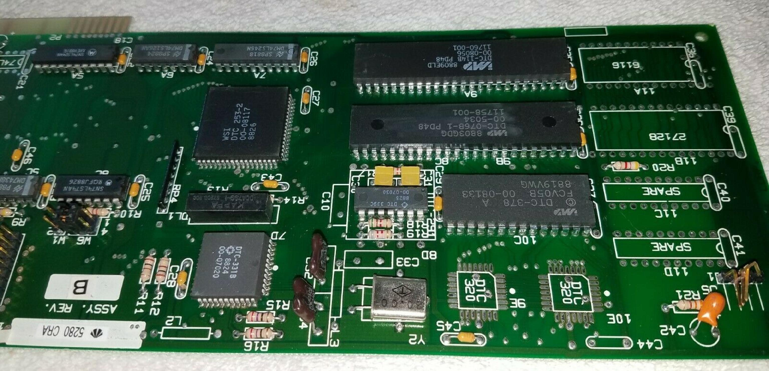 DTC / DATA TECHNOLOGY CORPORATION 5280 CRA 16BIT ISA MFM CONTROLLER WITH FLOPPY FDC CONTROLLER