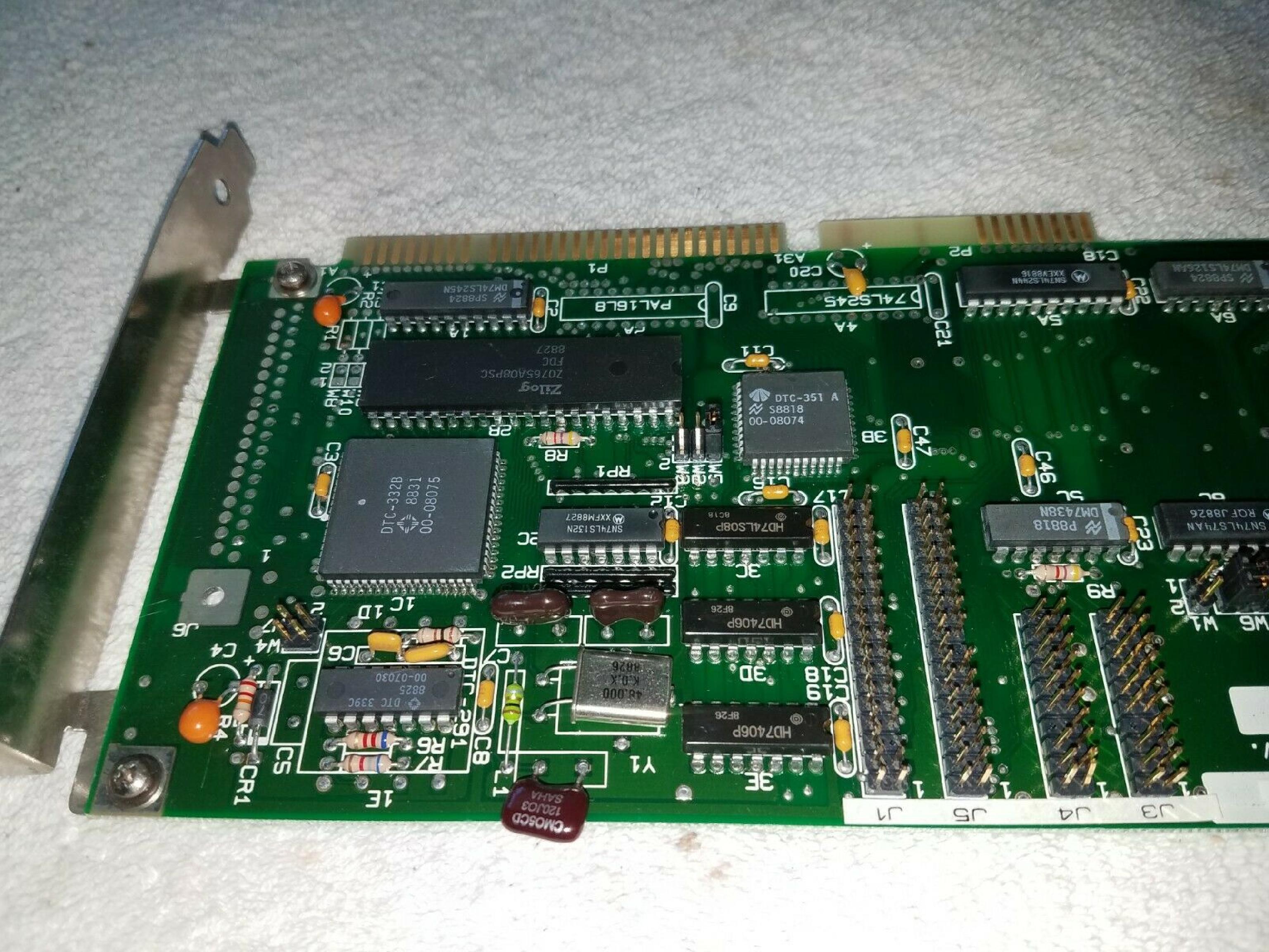 DTC / DATA TECHNOLOGY CORPORATION 01-00343 16BIT ISA MFM CONTROLLER WITH FLOPPY FDC CONTROLLER