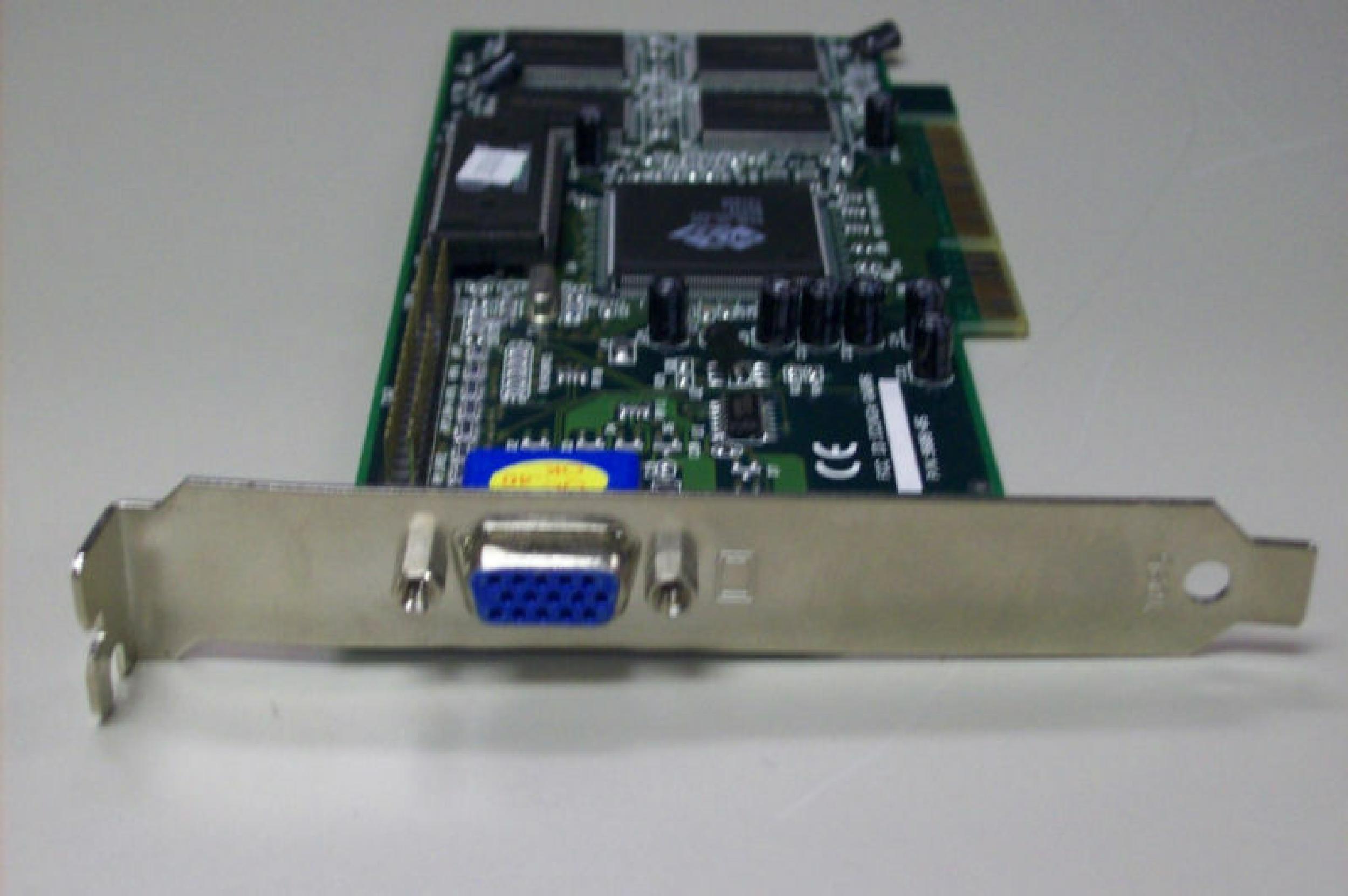 ATI 9806-05 RAGE IIC AGP 3D 215R2QZUA21 BA507