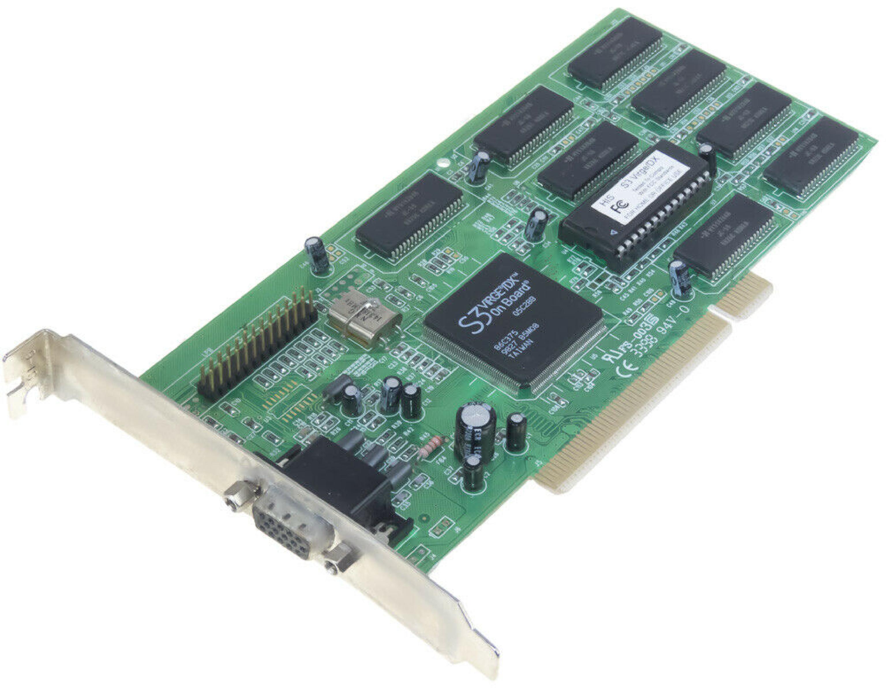 DIAMOND / S3 GRAPHICS 2325H2S0 VGA S3 VIRGE/DX Q5E2BB 86C375 BCU54 PCI CARD