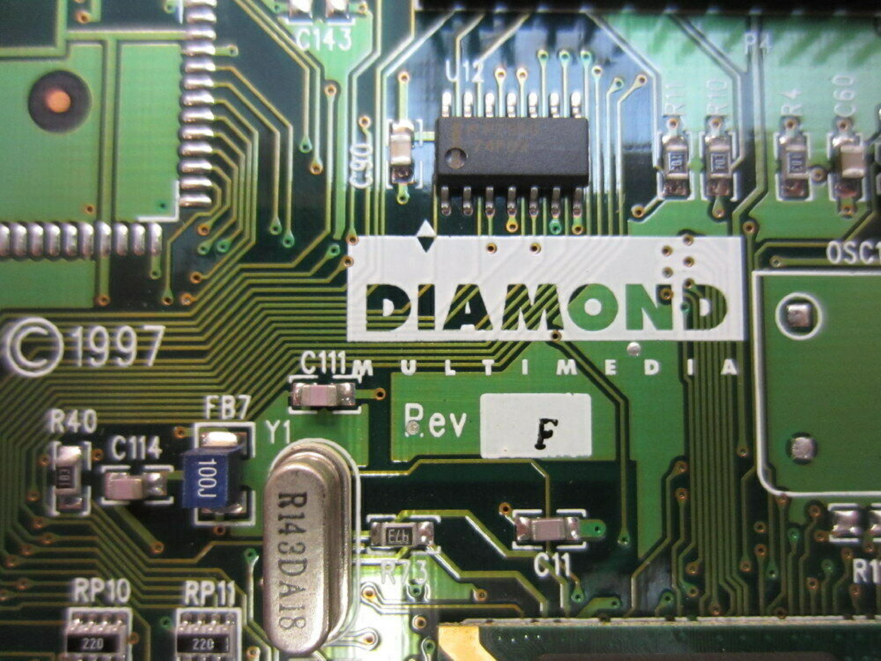 DIAMOND 23220001-406 S3 VIRGE/GX2 N6P0IB 86C357 C29485.00 AGP 4MB VIDEO CARD WITH VGA OUTPUT