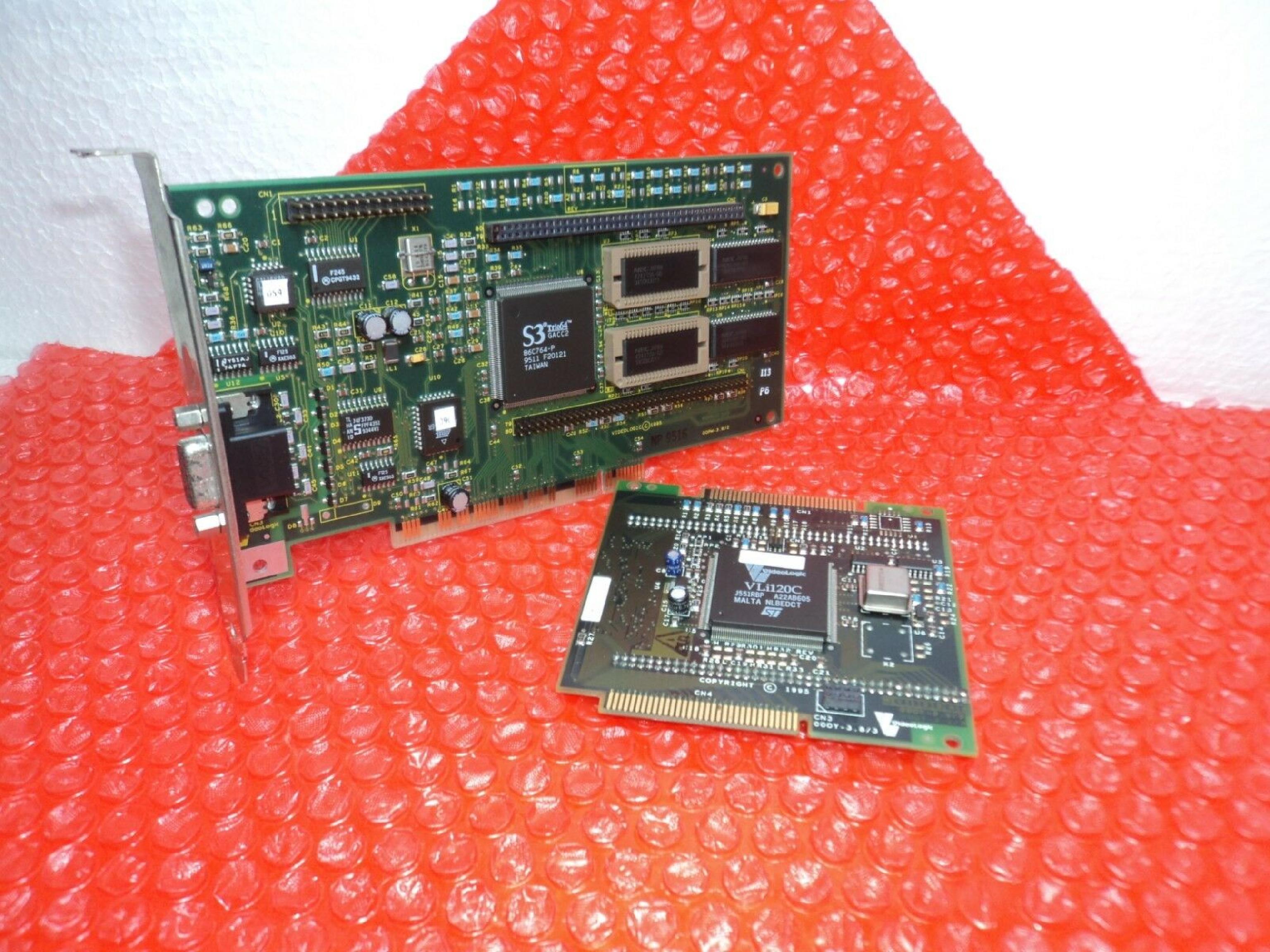 VIDEOLOGIC CN3 VGA TRIO64 GABD2 86C764-P F42822