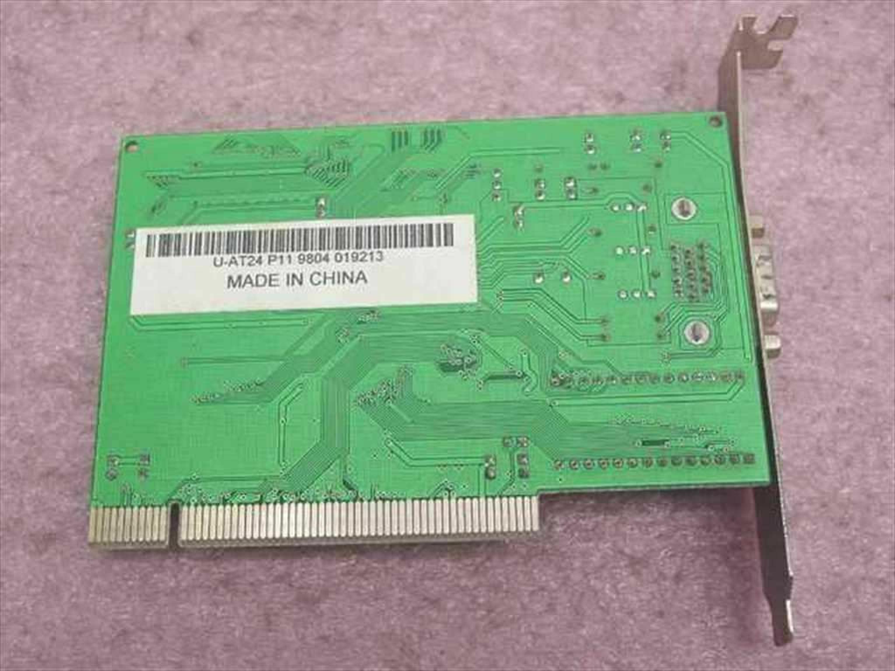 UNION UTD83A VGA PCI PROMOTION AT24