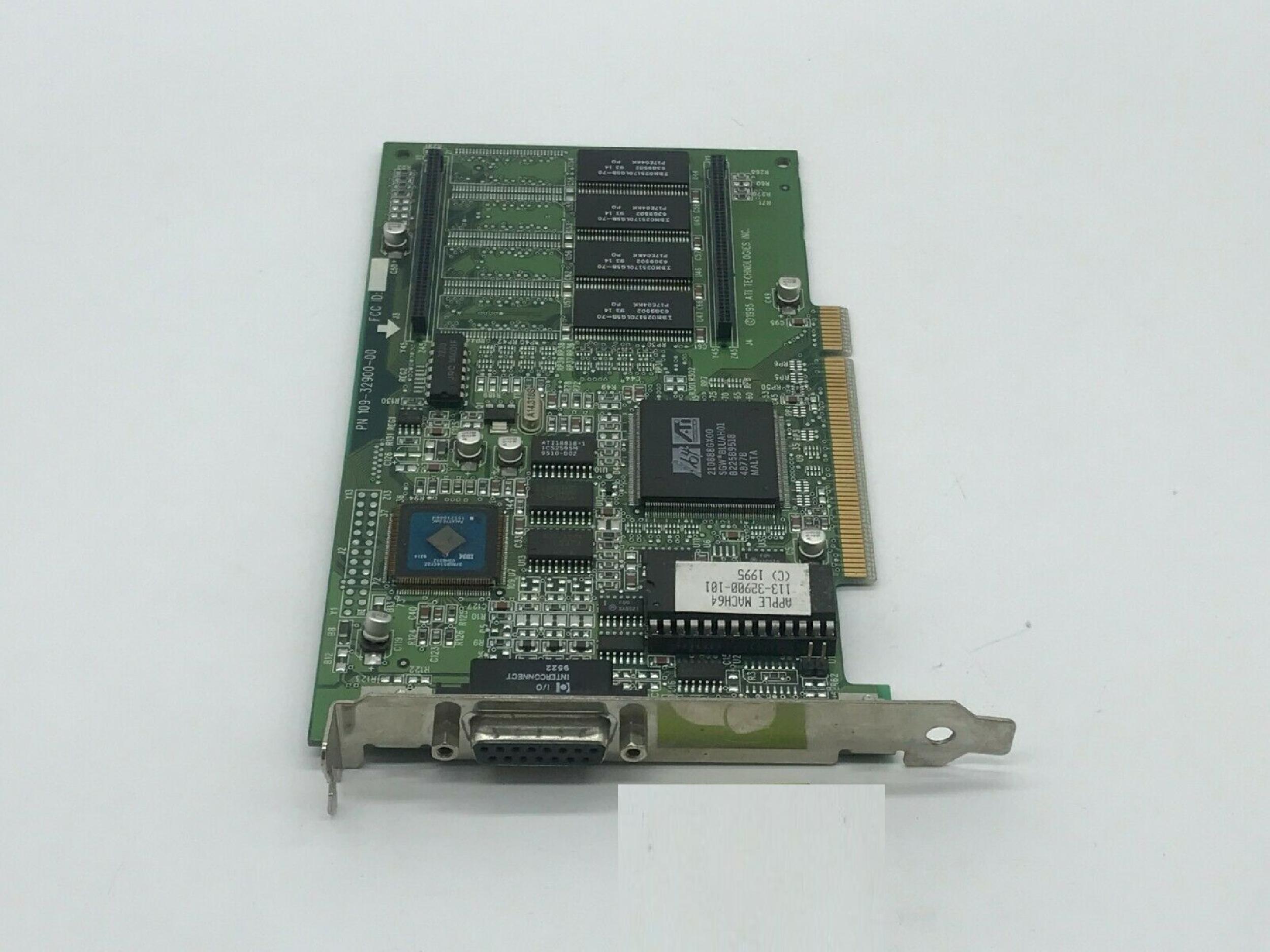 ATI 109-32900-00 APPLE MACH64 PCI VIDEO CARD 210888GX00 SGW*BLUAH01
