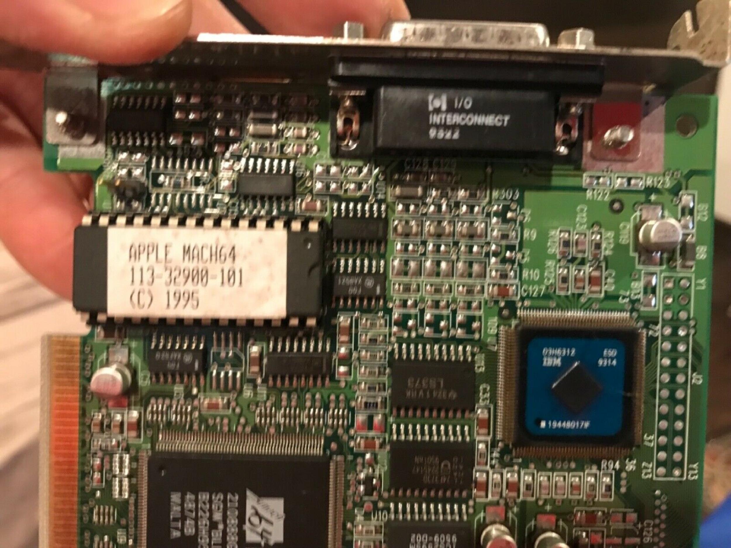 ATI 109-32900-00 APPLE MACH64 PCI VIDEO CARD 210888GX00 SGW*BLUAH01