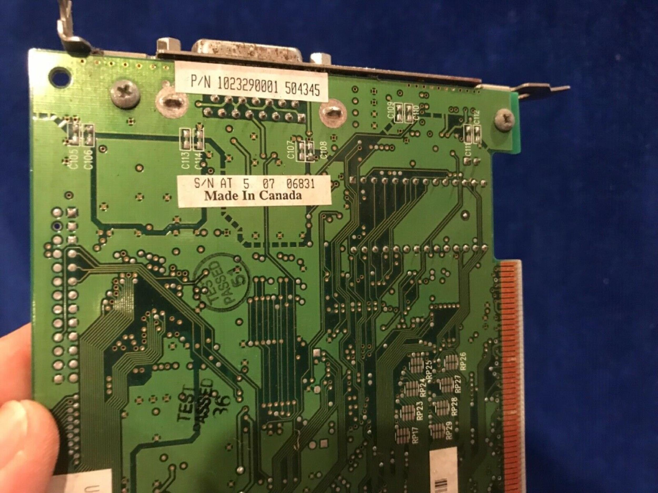 ATI 109-32900-00 APPLE MACH64 PCI VIDEO CARD 210888GX00 SGW*BLUAH01