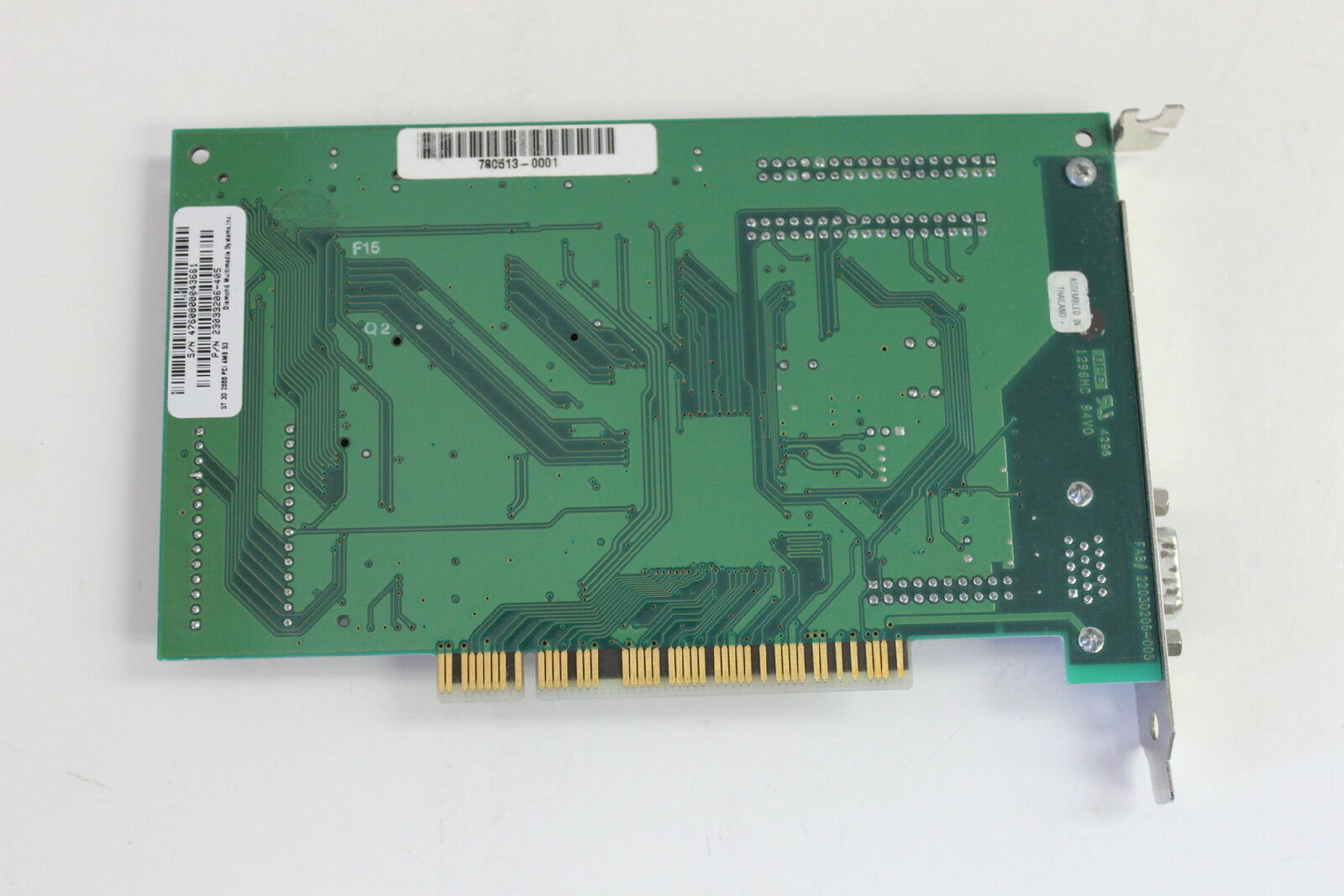 DIAMOND 23033206-405 PCI STEALTH 3D 2000 S3 VIRGE N1C3BD 86C325 CHIPSET