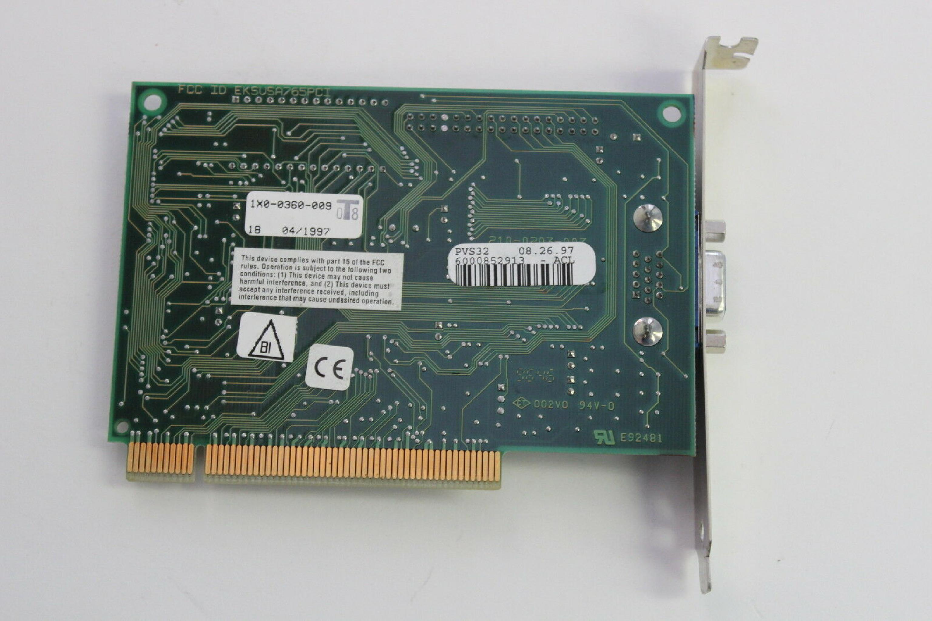 STB SYSTEMS INC 1X0-0360-009 2MB PCI S3 TRIO64V+ 86C765 PG64V