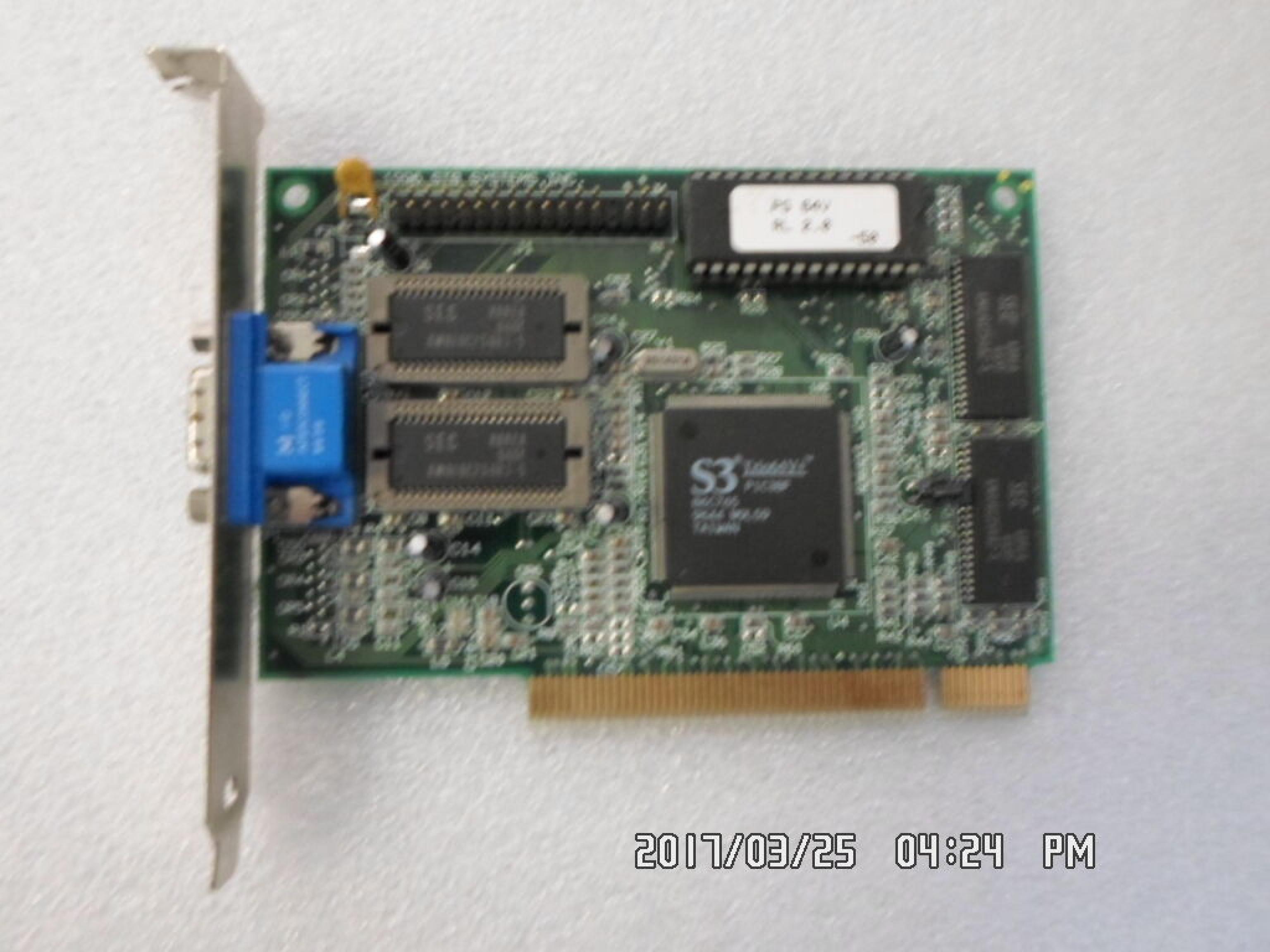 STB SYSTEMS INC 1X0-0360-009 2MB PCI S3 TRIO64V+ 86C765 PG64V