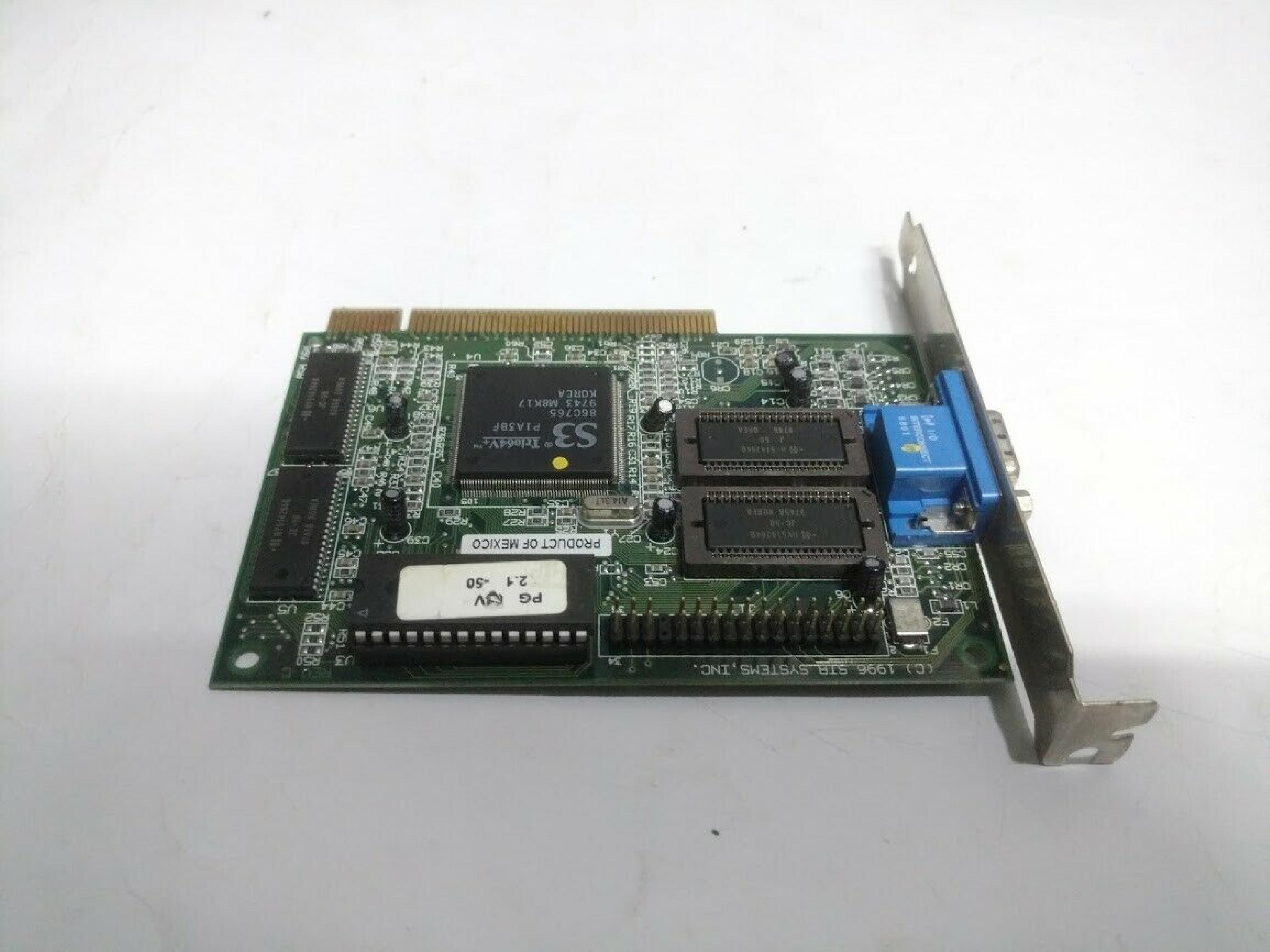 STB SYSTEMS INC 1X0-0360-009 2MB PCI S3 TRIO64V+ 86C765 PG64V