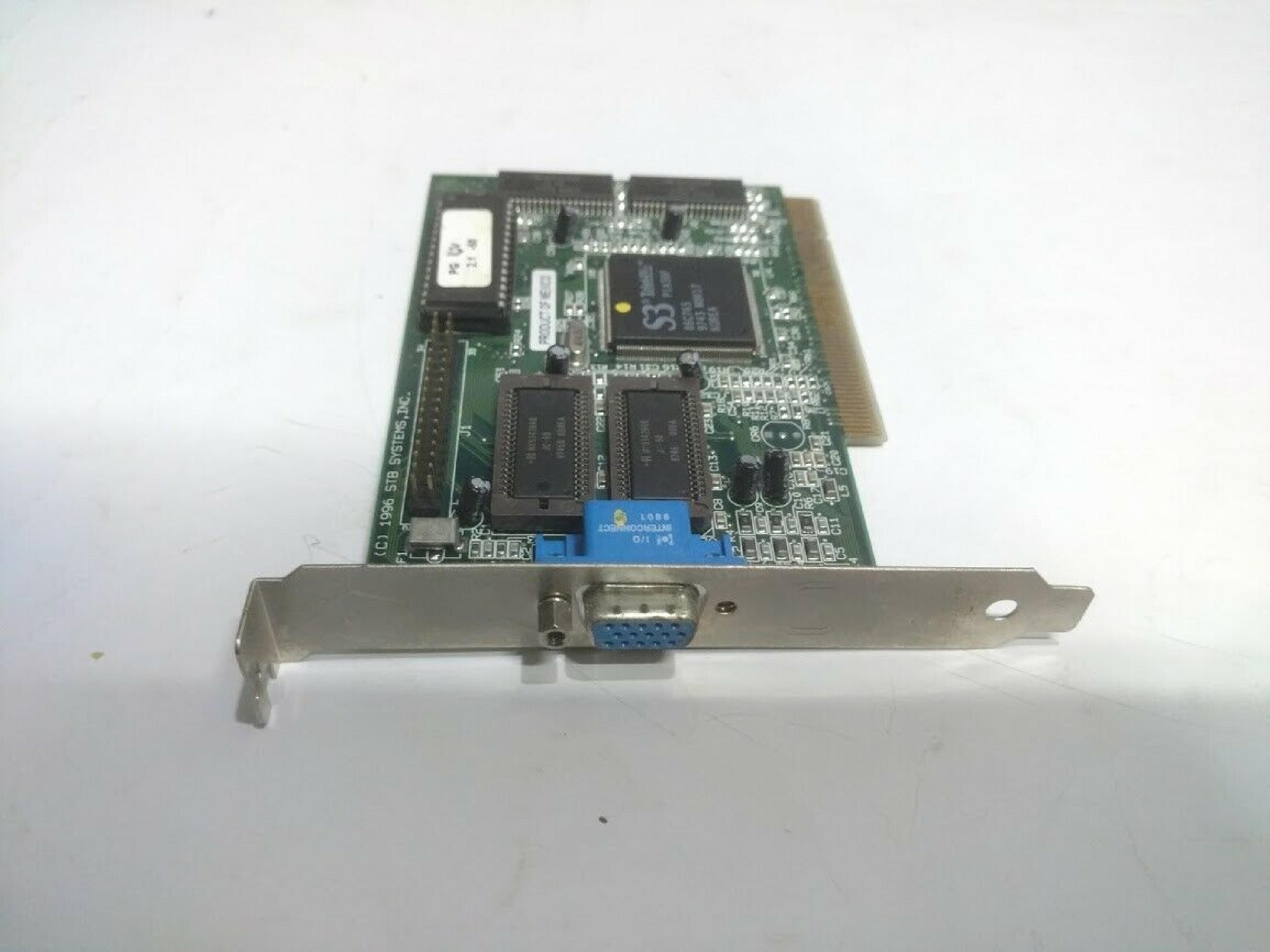 STB SYSTEMS INC 1X0-0360-009 2MB PCI S3 TRIO64V+ 86C765 PG64V