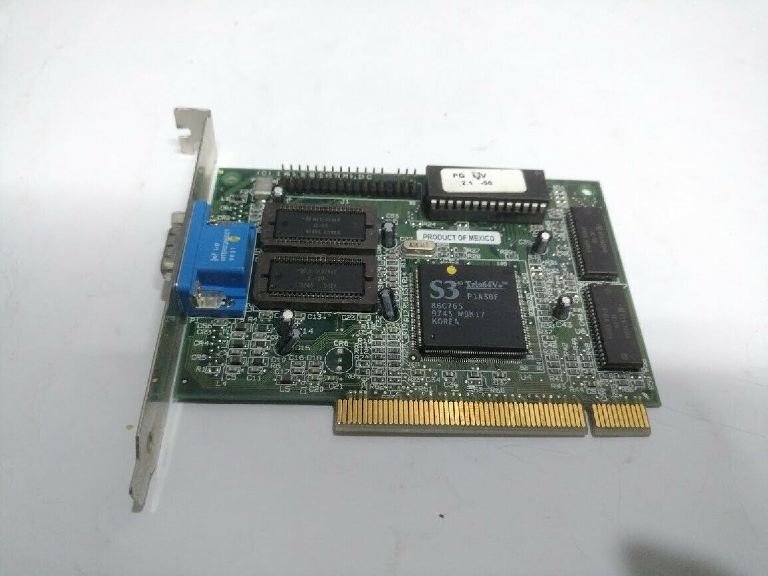 STB SYSTEMS INC 1X0-0360-009 2MB PCI S3 TRIO64V+ 86C765 PG64V