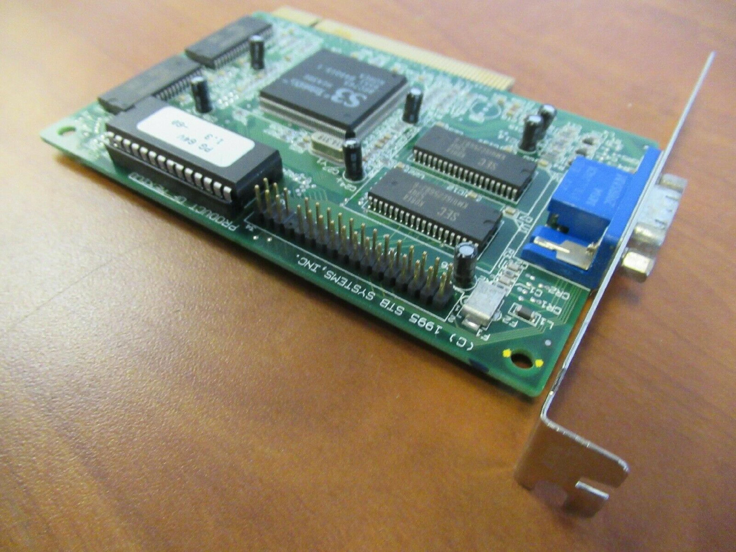 STB SYSTEMS INC 1X0-0360-309 POWERGRAPH 64V 1.3 PCI 2MB VIDEO CARD WITH VGA OUTPUT