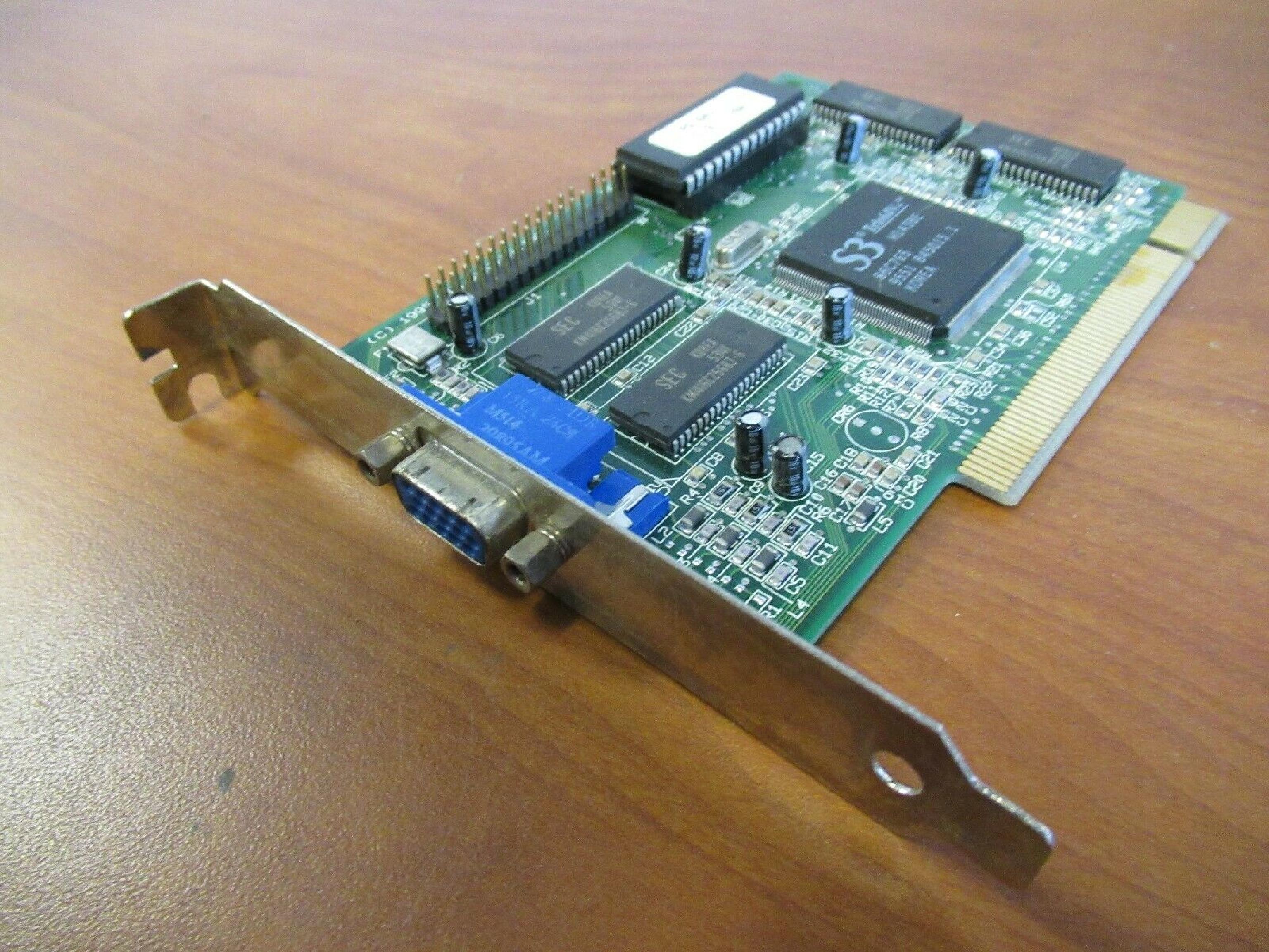 STB SYSTEMS INC 1X0-0360-309 POWERGRAPH 64V 1.3 PCI 2MB VIDEO CARD WITH VGA OUTPUT