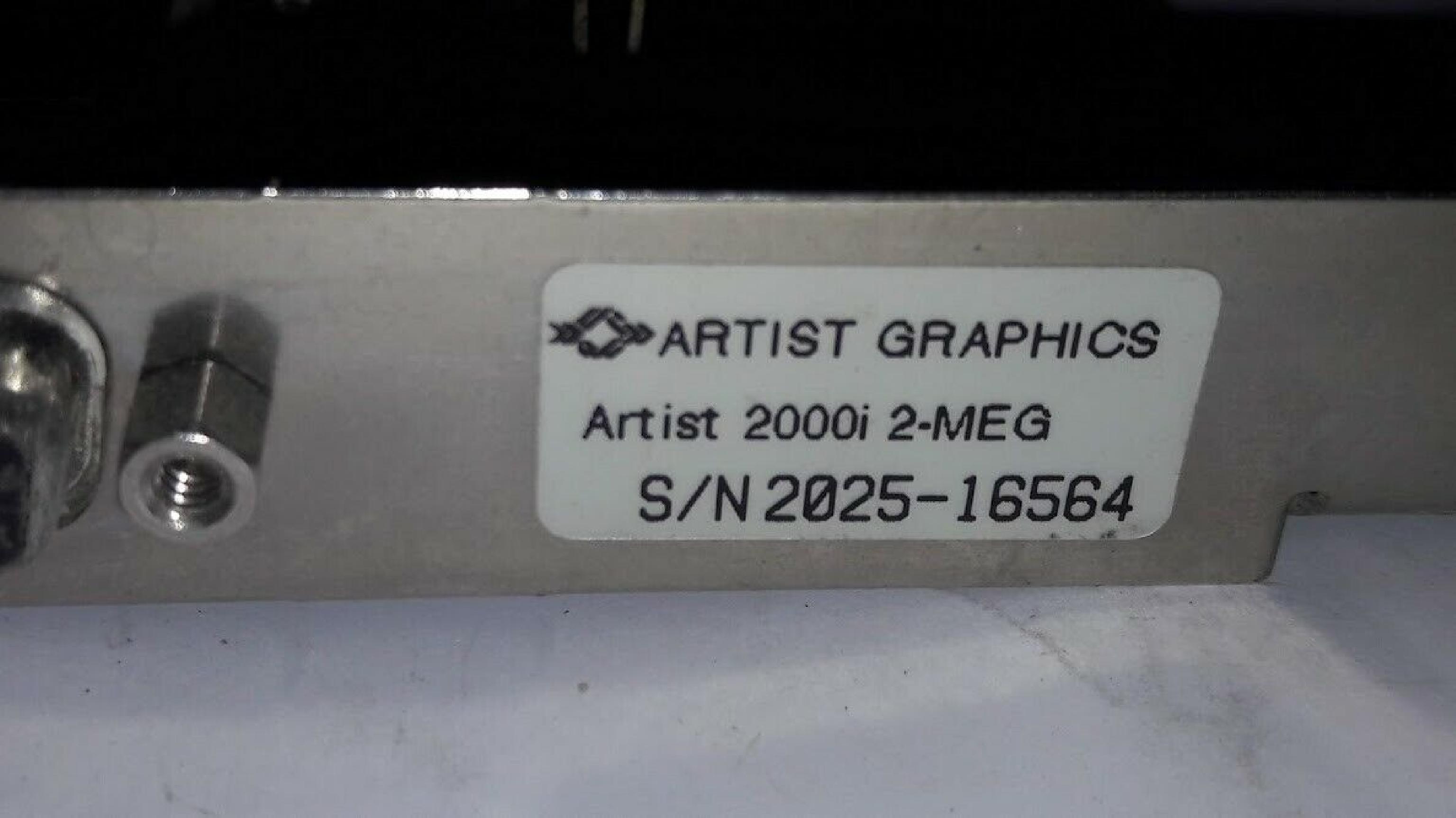 ARTIST GRAPHICS 90020-2025 ARTIST 2000I 3GA PCI VIDEO CARD 1-GA3GA-LSQ WK83801