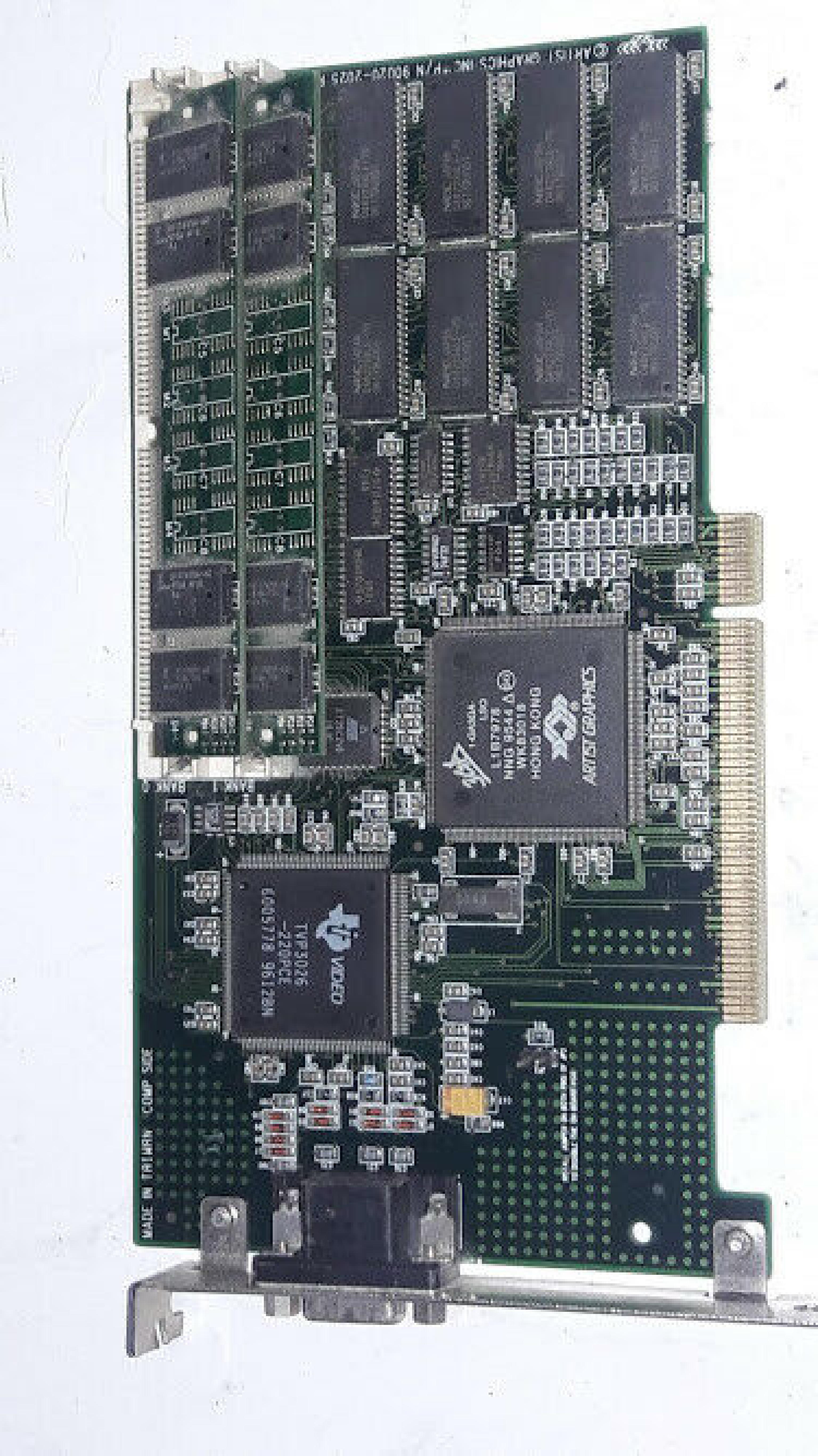 ARTIST GRAPHICS 90020-2025 ARTIST 2000I 3GA PCI VIDEO CARD 1-GA3GA-LSQ WK83801