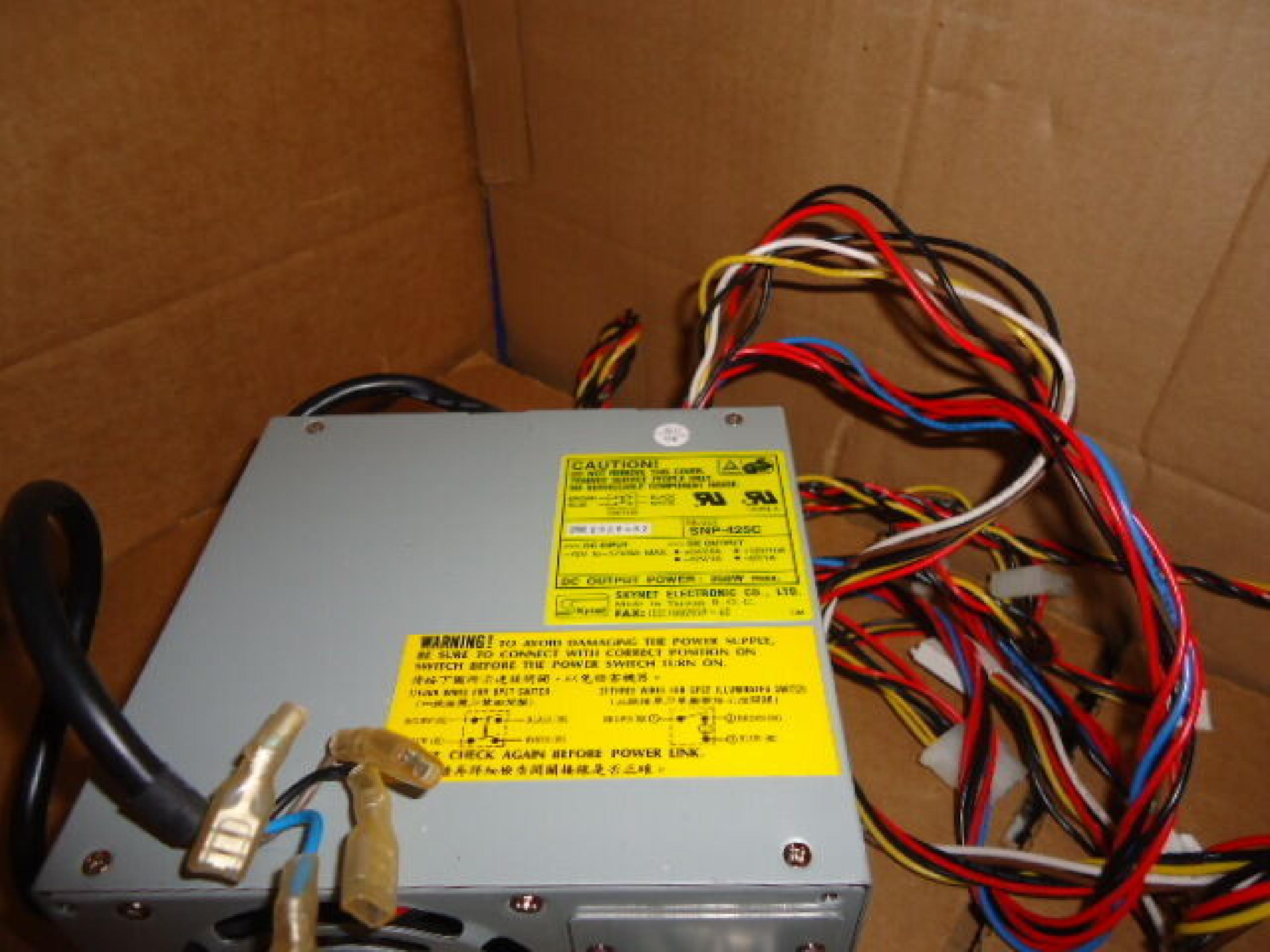 SKYNET ELECTRONICS SNP-425C AT STYLE POWER SUPPLY 250 WATT