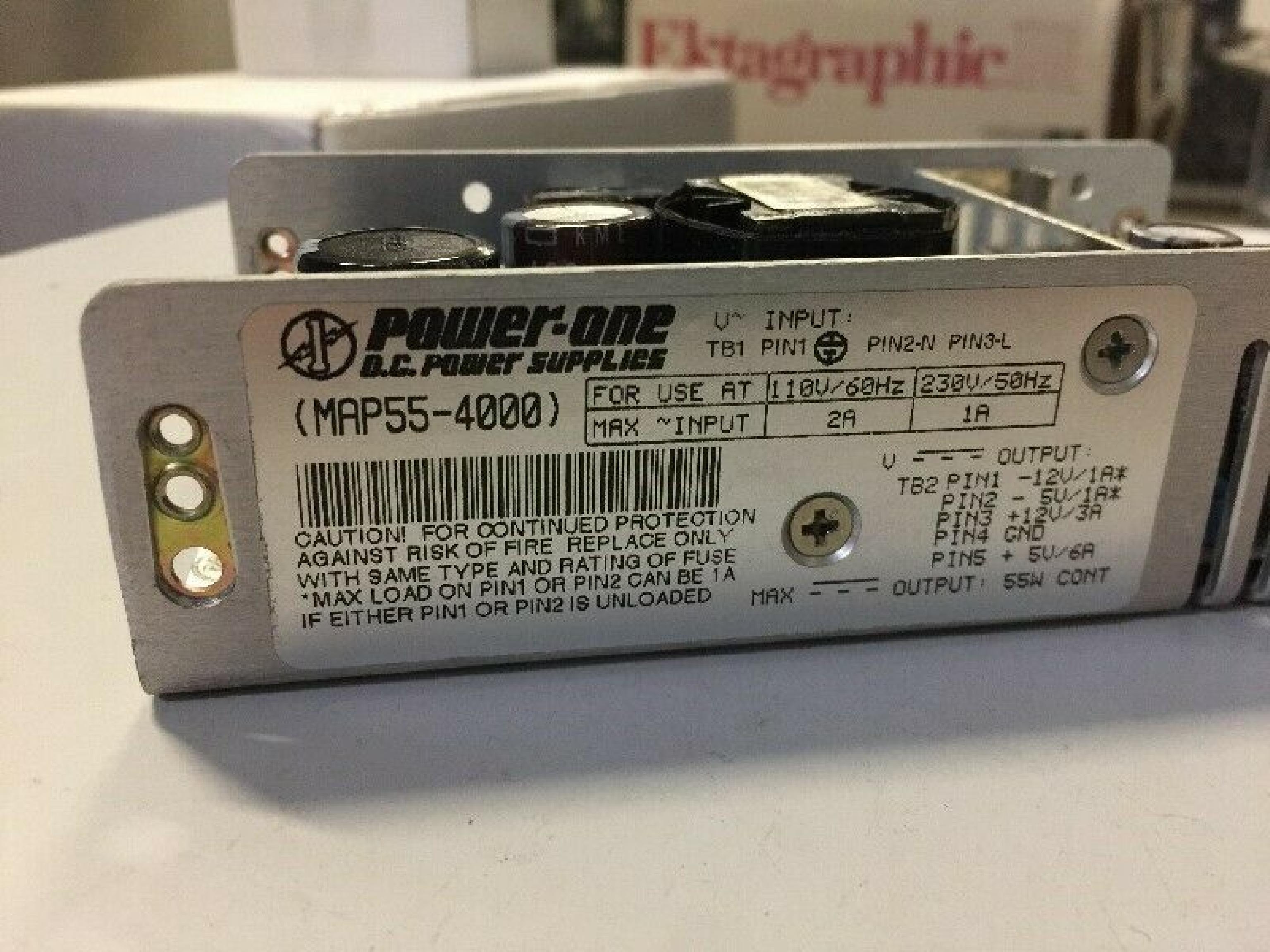 POWER-ONE MAP55-4000 OPEN FRAME POWER SUPPLY