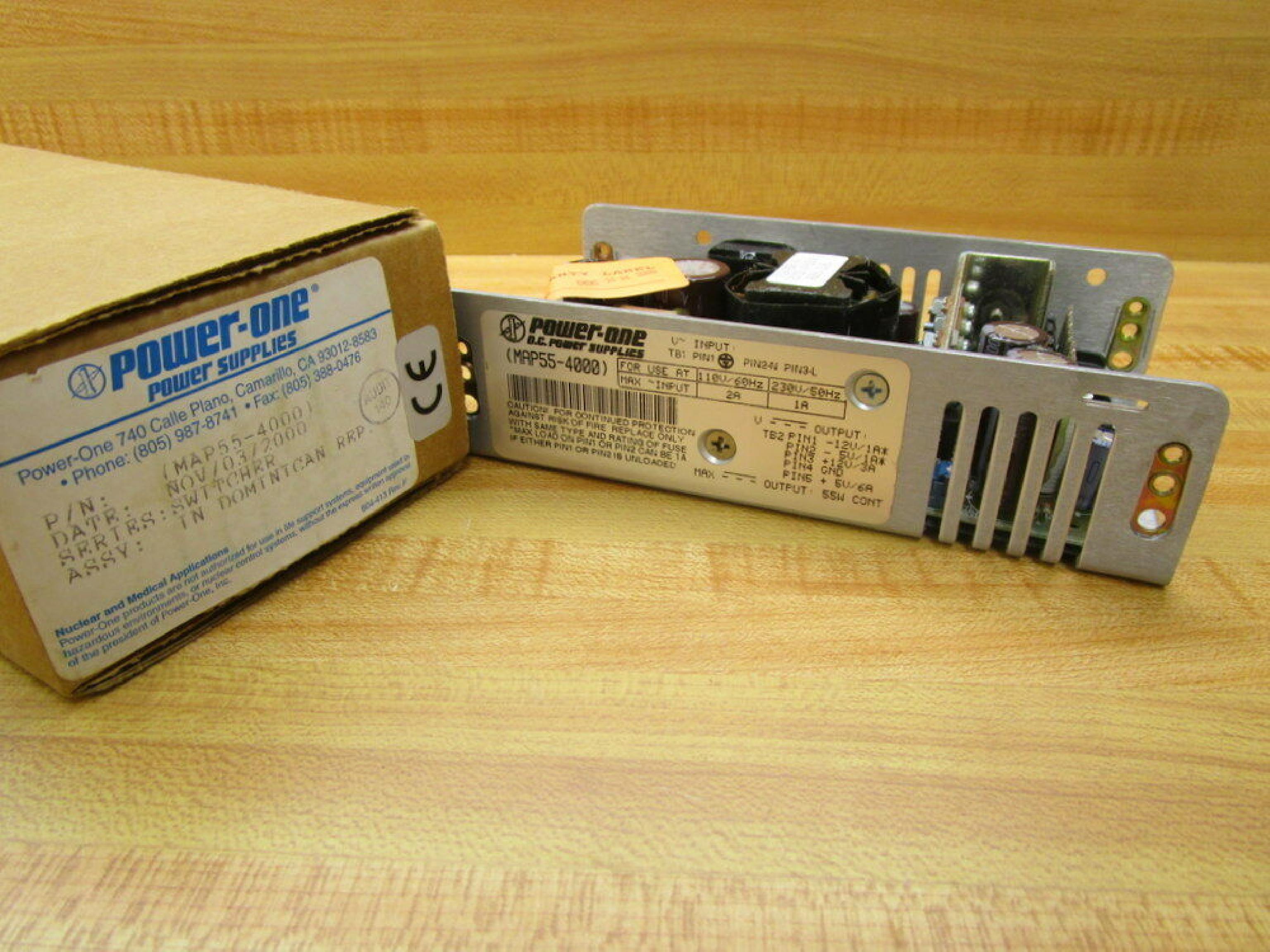 POWER-ONE MAP55-4000 OPEN FRAME POWER SUPPLY