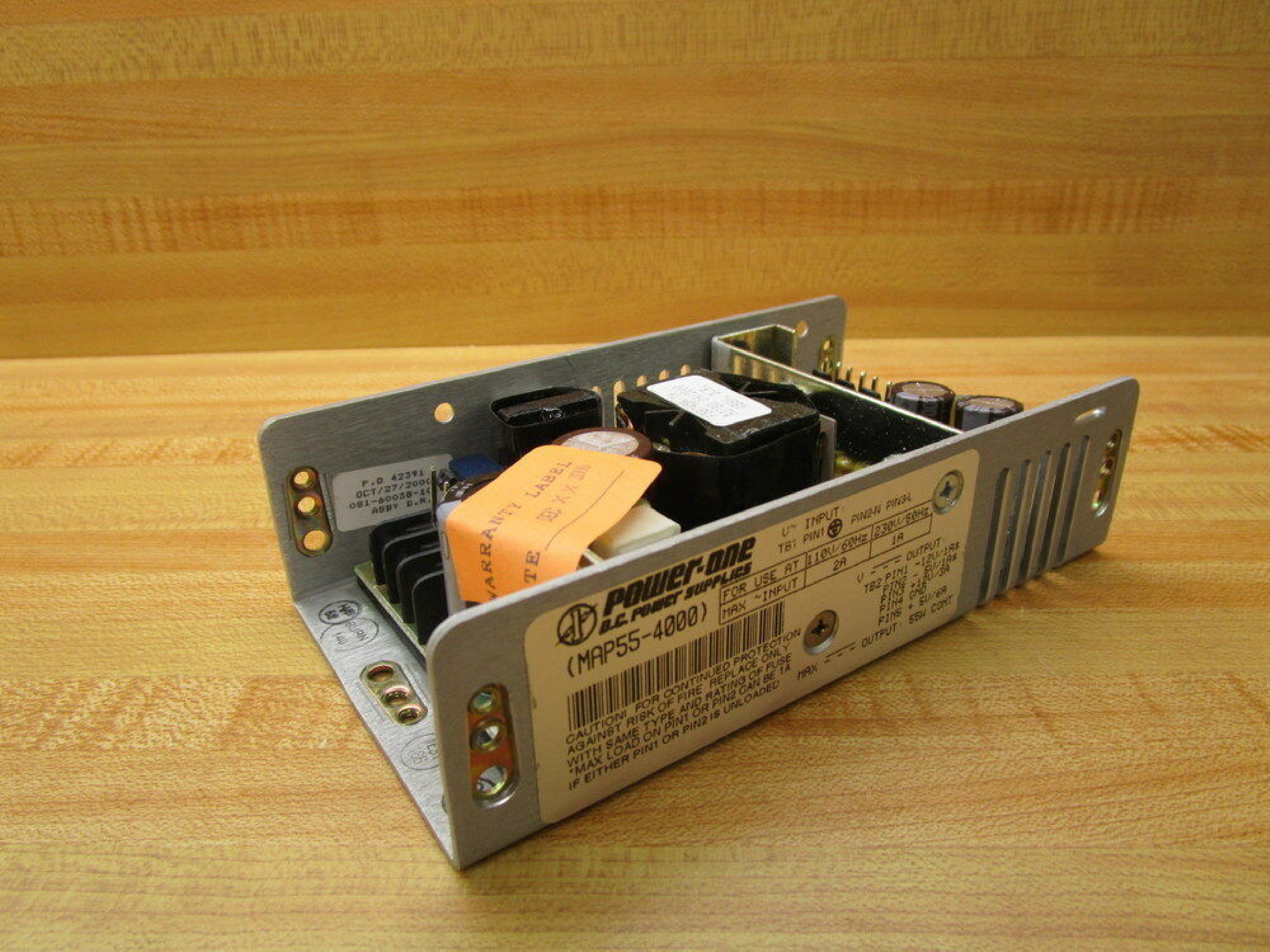 POWER-ONE MAP55-4000 OPEN FRAME POWER SUPPLY