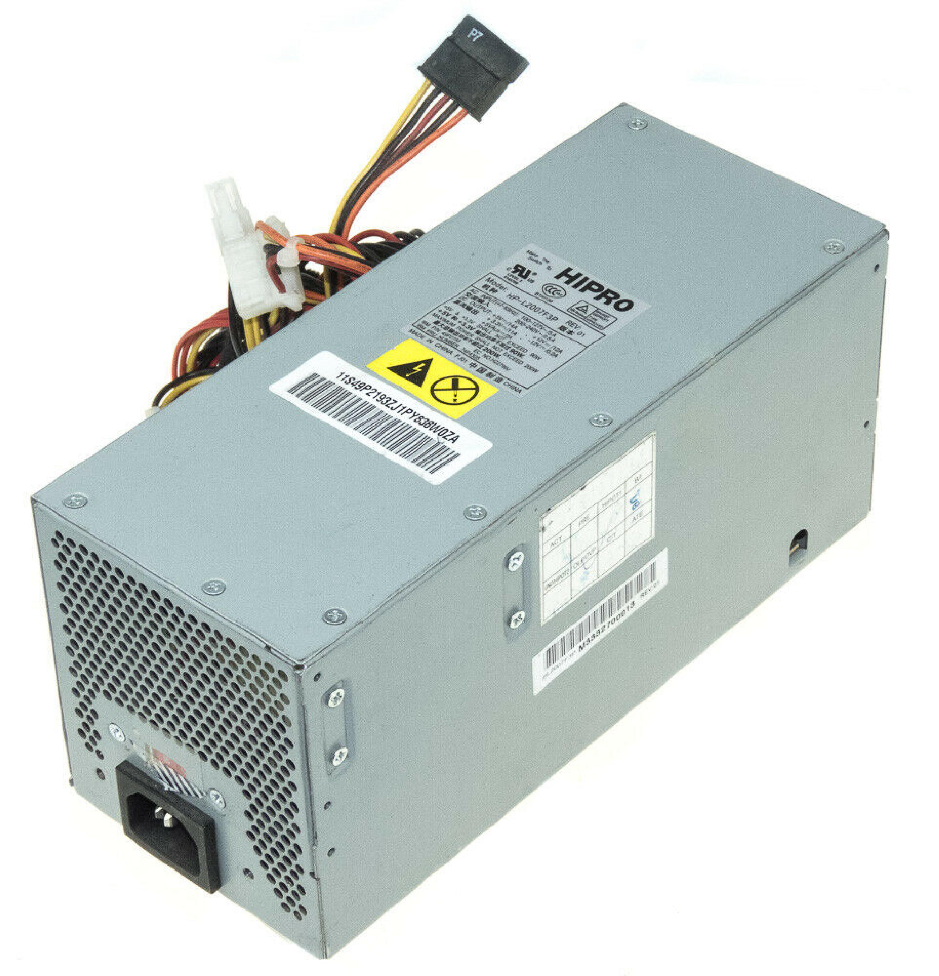 HIPRO HP-L2007F3P ATX POWER SUPPLY WITH P4 CONNECTOR