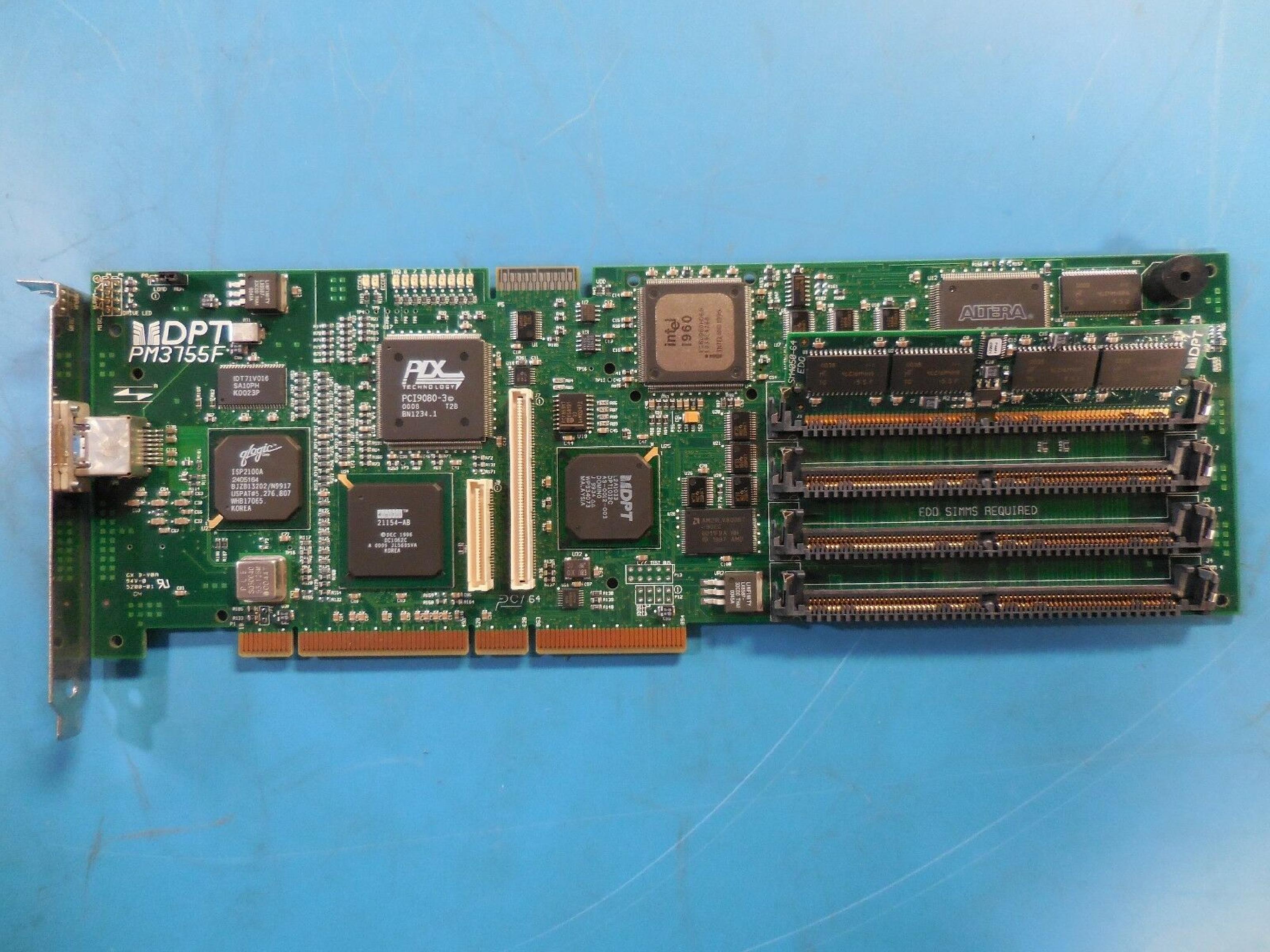 DPT PM3755F RAID CONTROLLER PCI WITH 128MB MEMORY