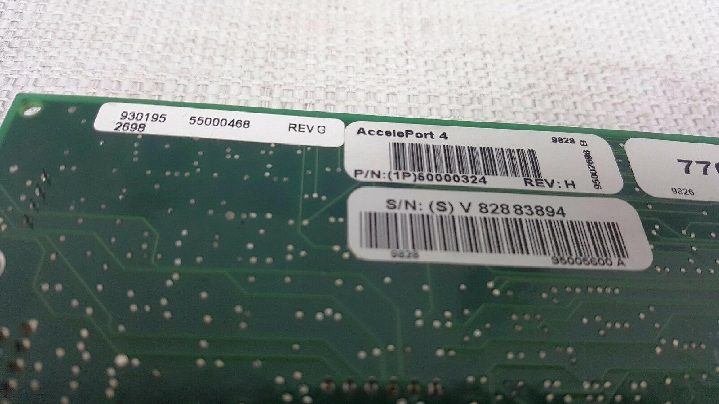 DIGI INTERNATIONAL 55000468 ACCELEPORT 4R-ISA DB25 OPEN BOX WITH CABLES